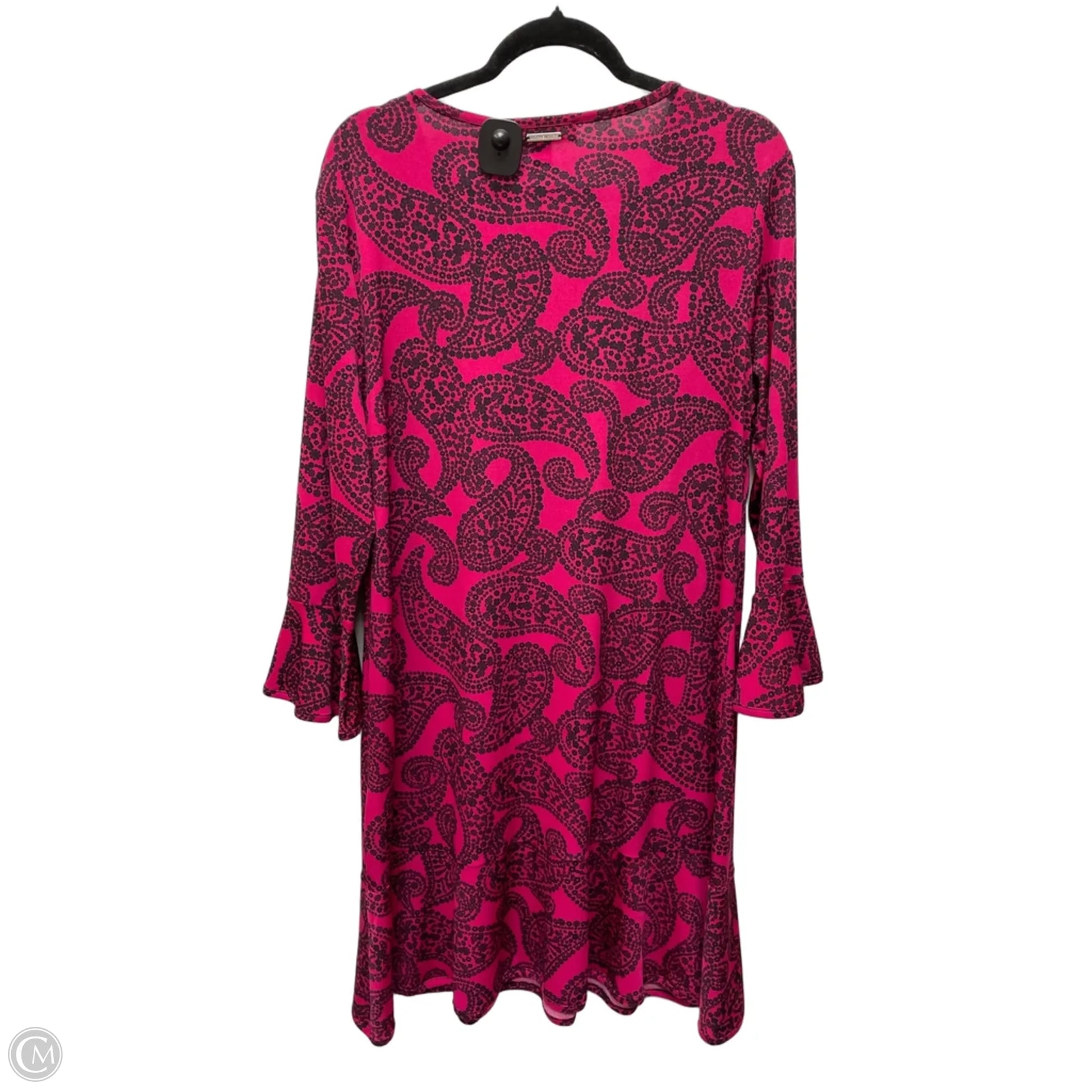 michael kors pink floral dress Floral Print Cotton Poplin Mini Dress in RASPBERRY