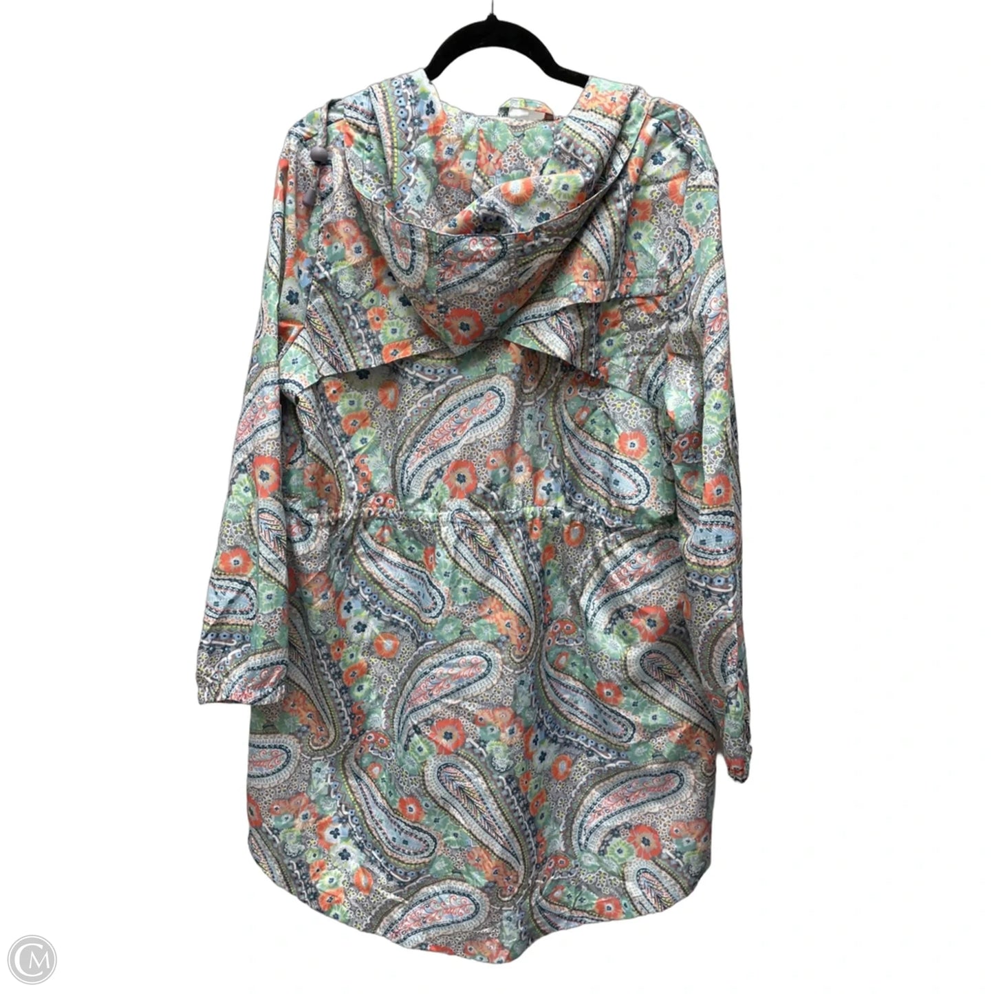 Coat Raincoat By Vera Bradley In Floral Print, Size: Xl