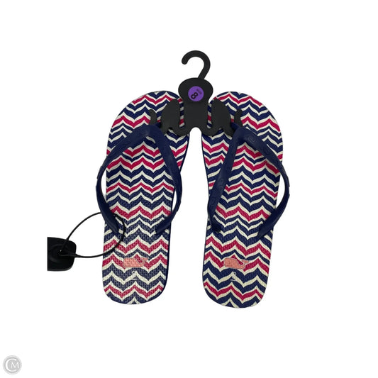 Sandals Flip Flops By Vineyard Vines In Multi-colored, Size: 8