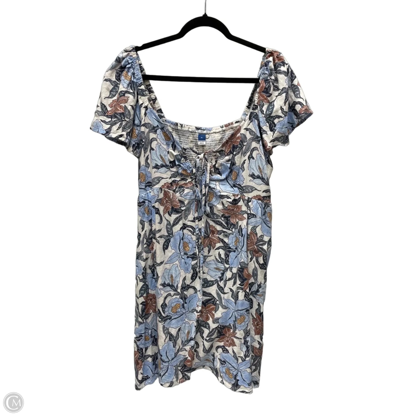 Dress Casual Short By Old Navy In Floral Print, Size: Xl