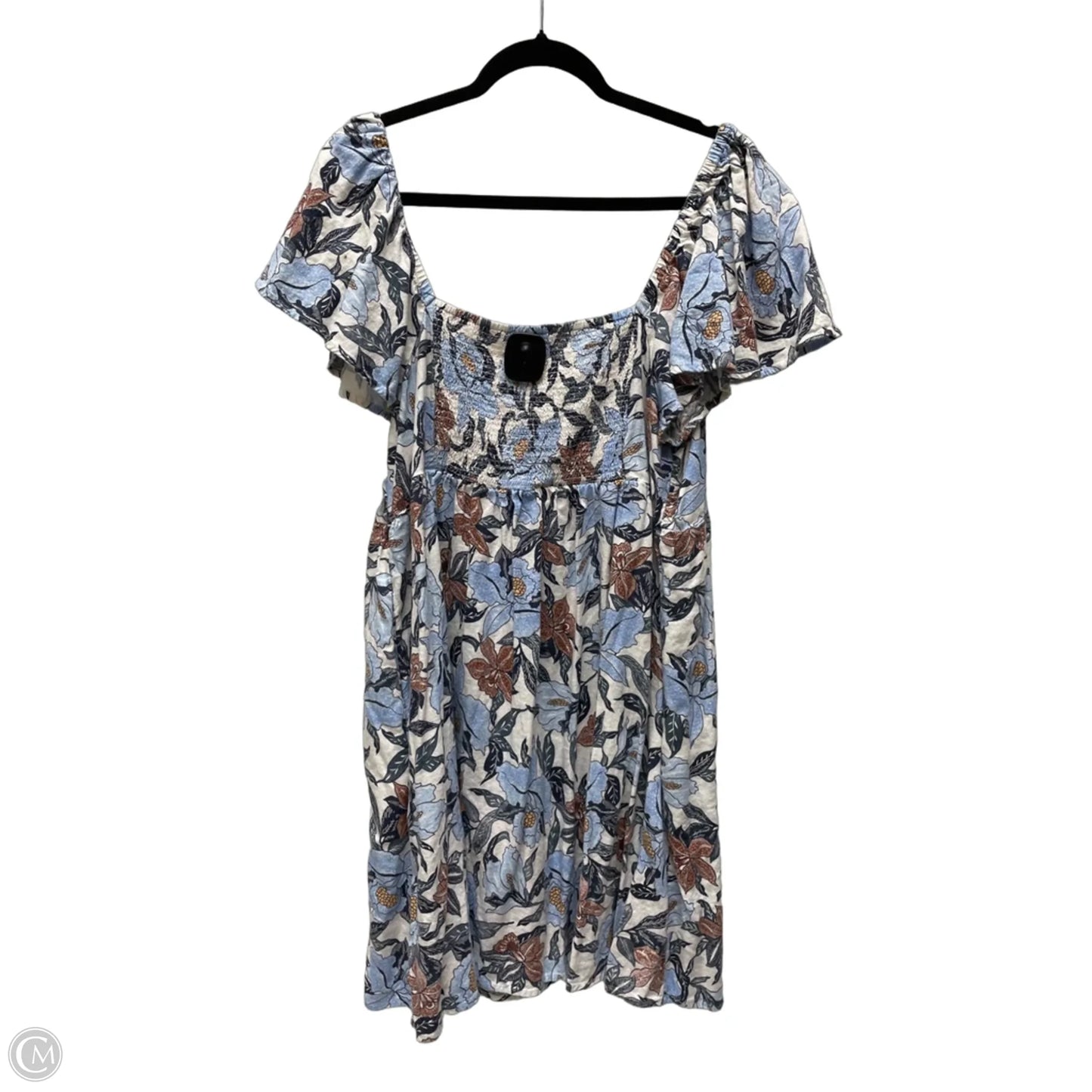 Dress Casual Short By Old Navy In Floral Print, Size: Xl