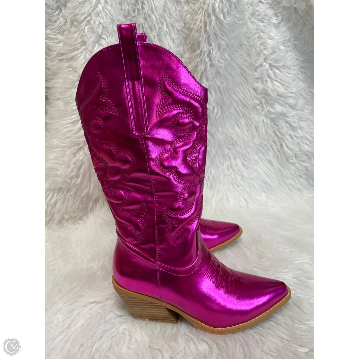 Boots Western By Clothes Mentor In Pink, Size: 6