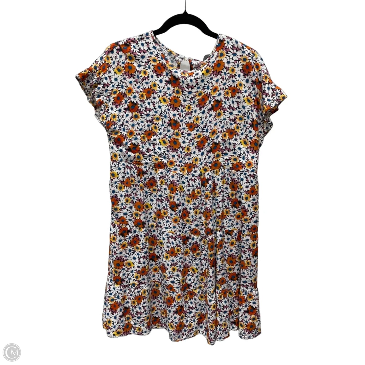 Dress Casual Short By Clothes Mentor In Floral Print, Size: M