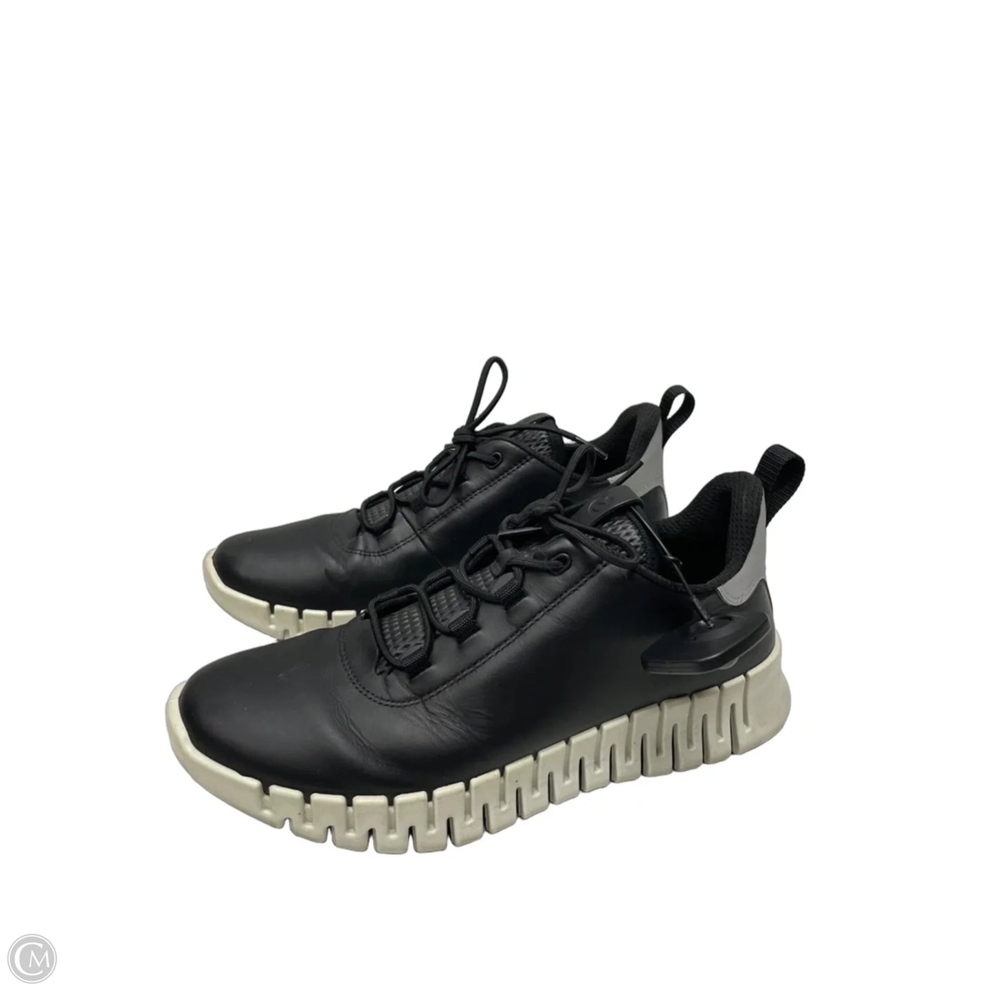 Shoes Sneakers Platform By Ecco In Black & Cream, Size: 9.5