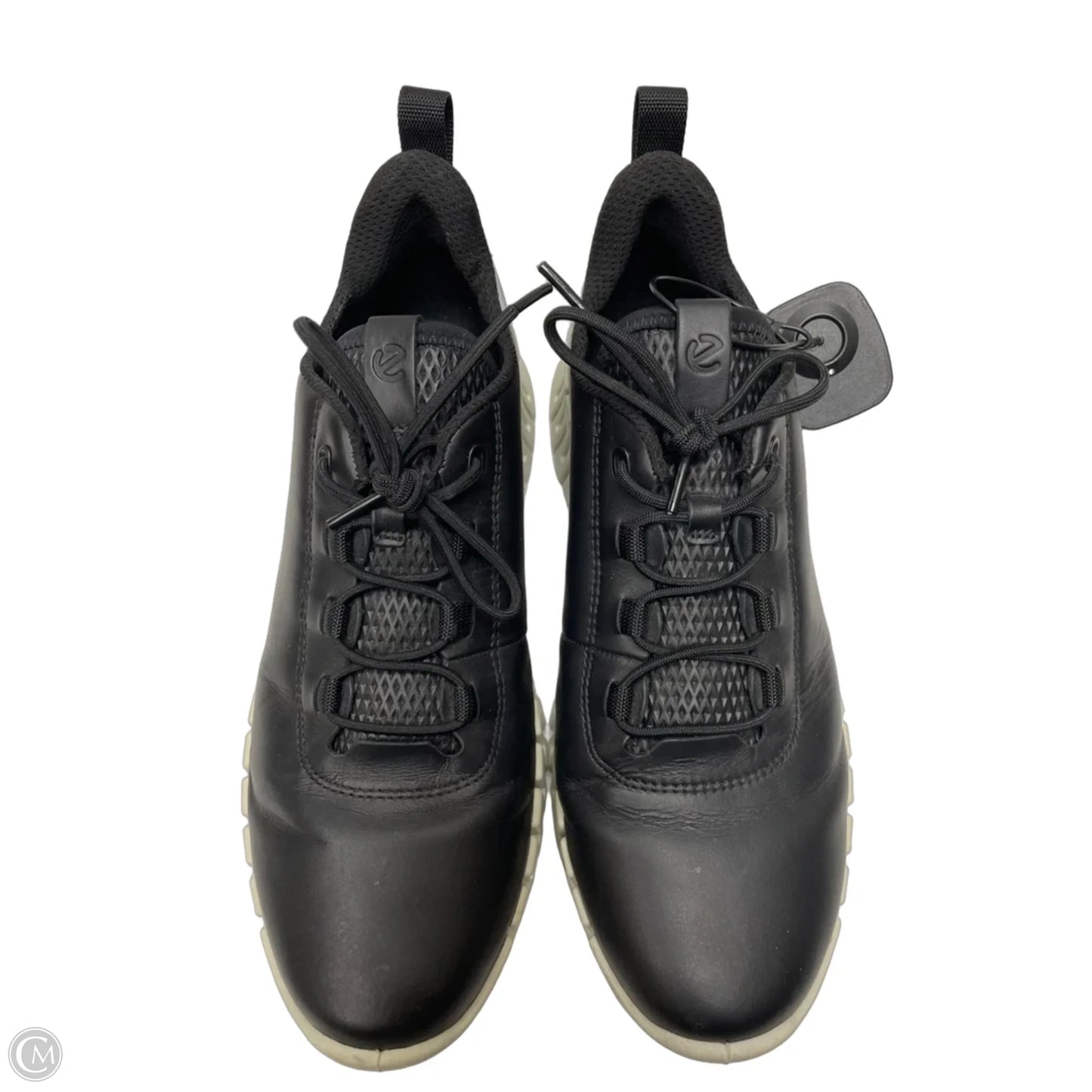 Shoes Sneakers Platform By Ecco In Black & Cream, Size: 9.5