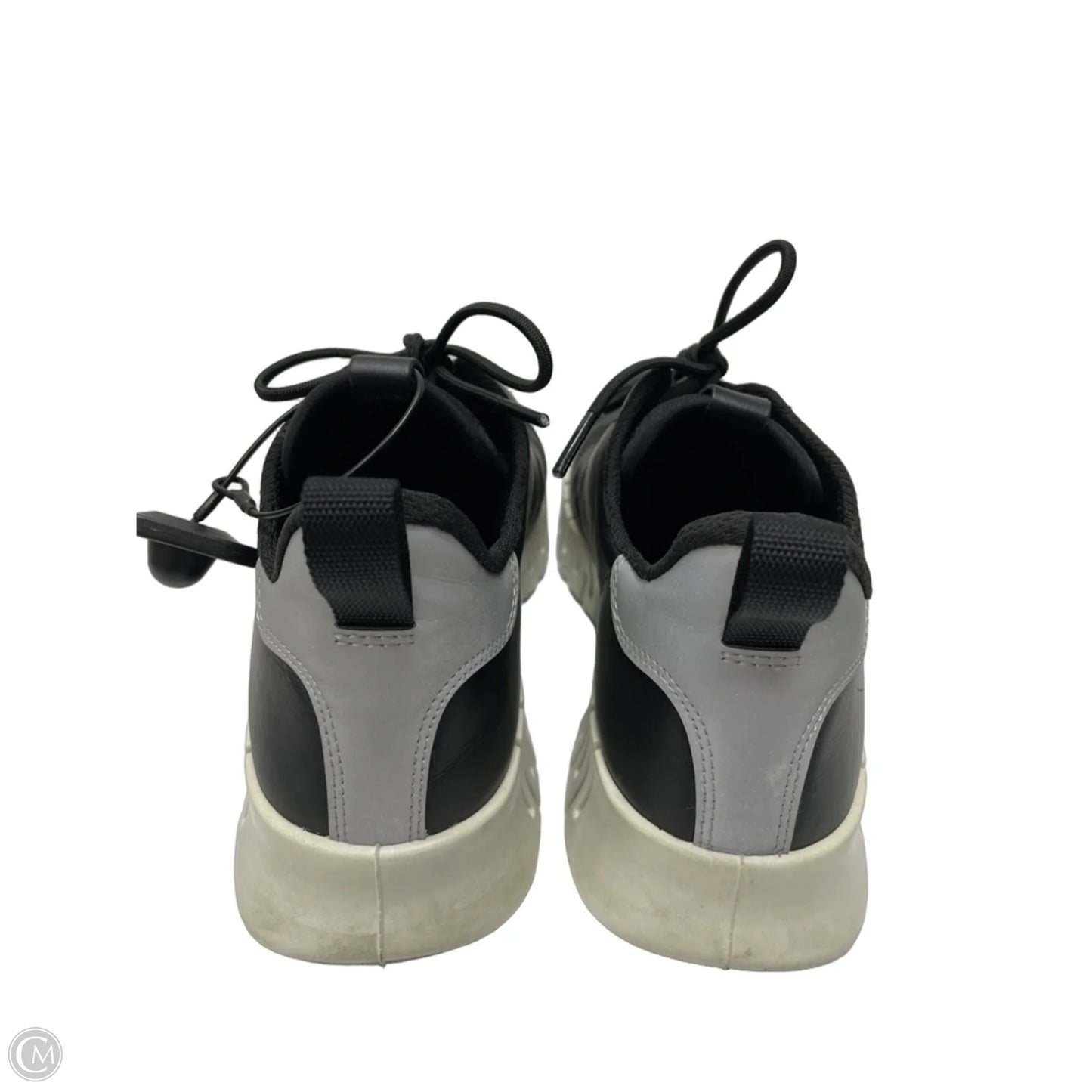 Shoes Sneakers Platform By Ecco In Black & Cream, Size: 9.5