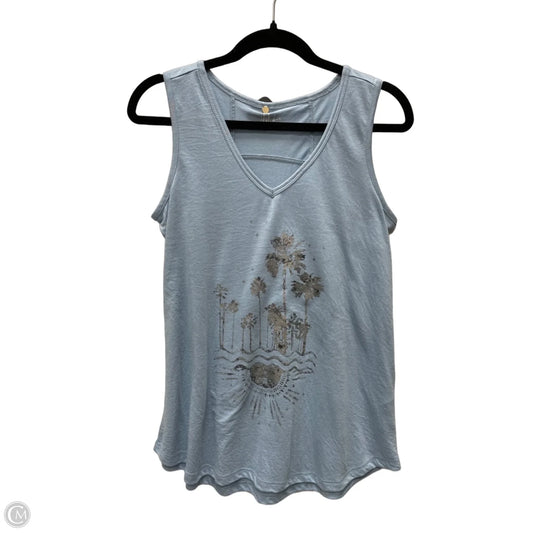 Top Sleeveless By Style And Company In Blue, Size: S