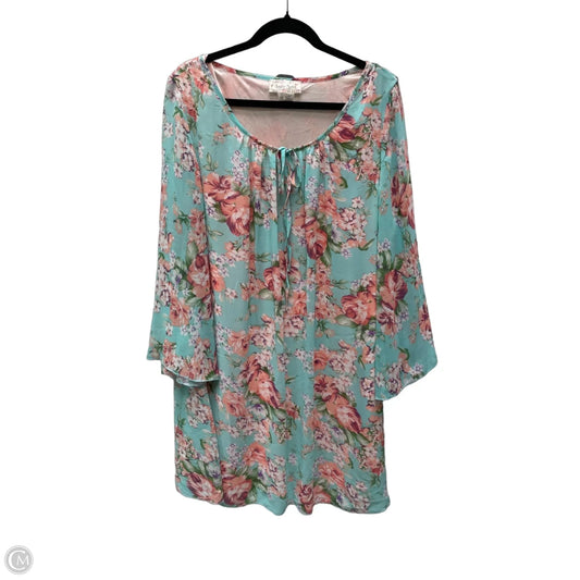Dress Casual Short By Lady Noiz In Floral Print, Size: 1x