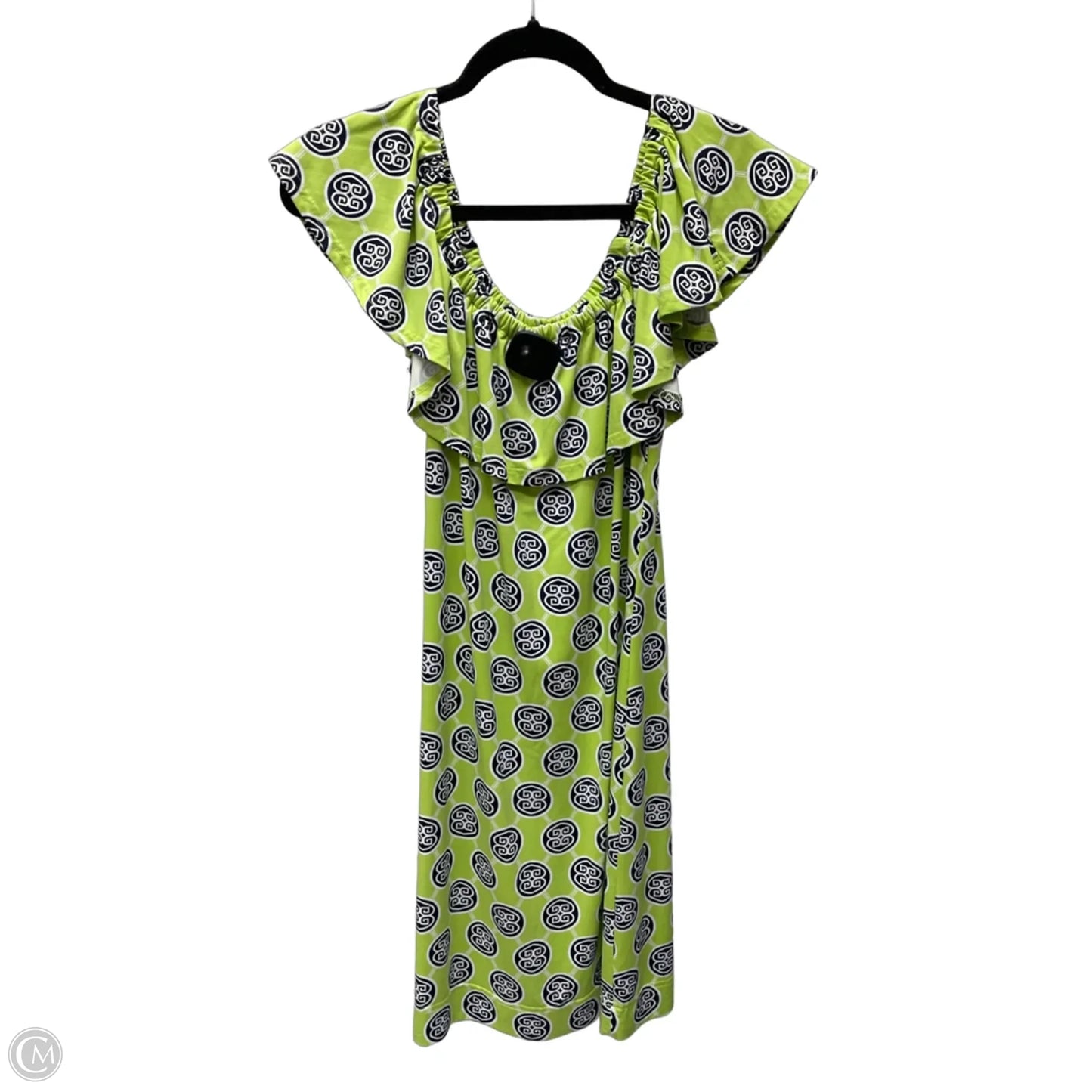 Dress Casual Short By Lulu B In Geometric Pattern, Size: Xl