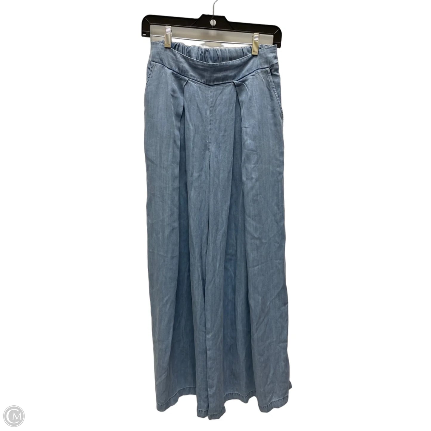 Jeans Wide Leg By Versona In Blue Denim, Size: 12