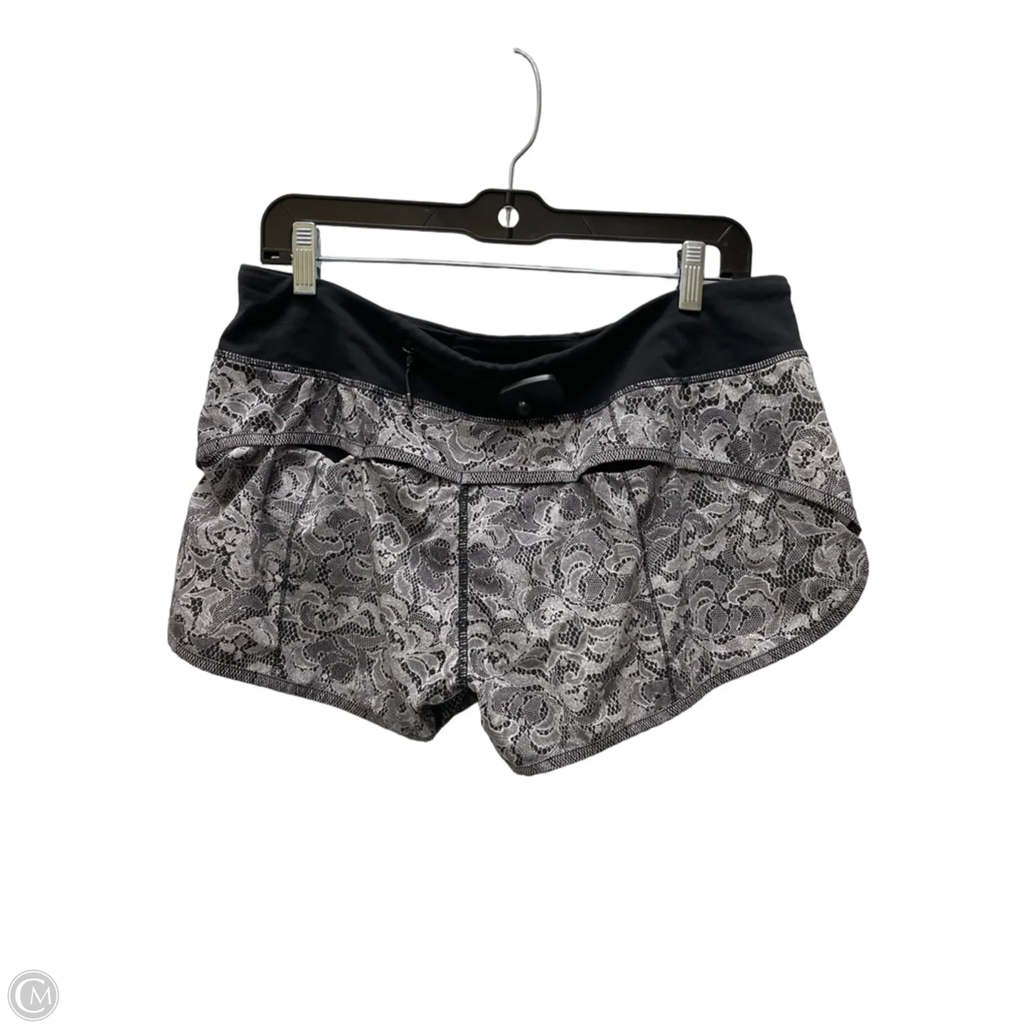 Athletic Shorts By Lululemon In Floral Print, Size: 10