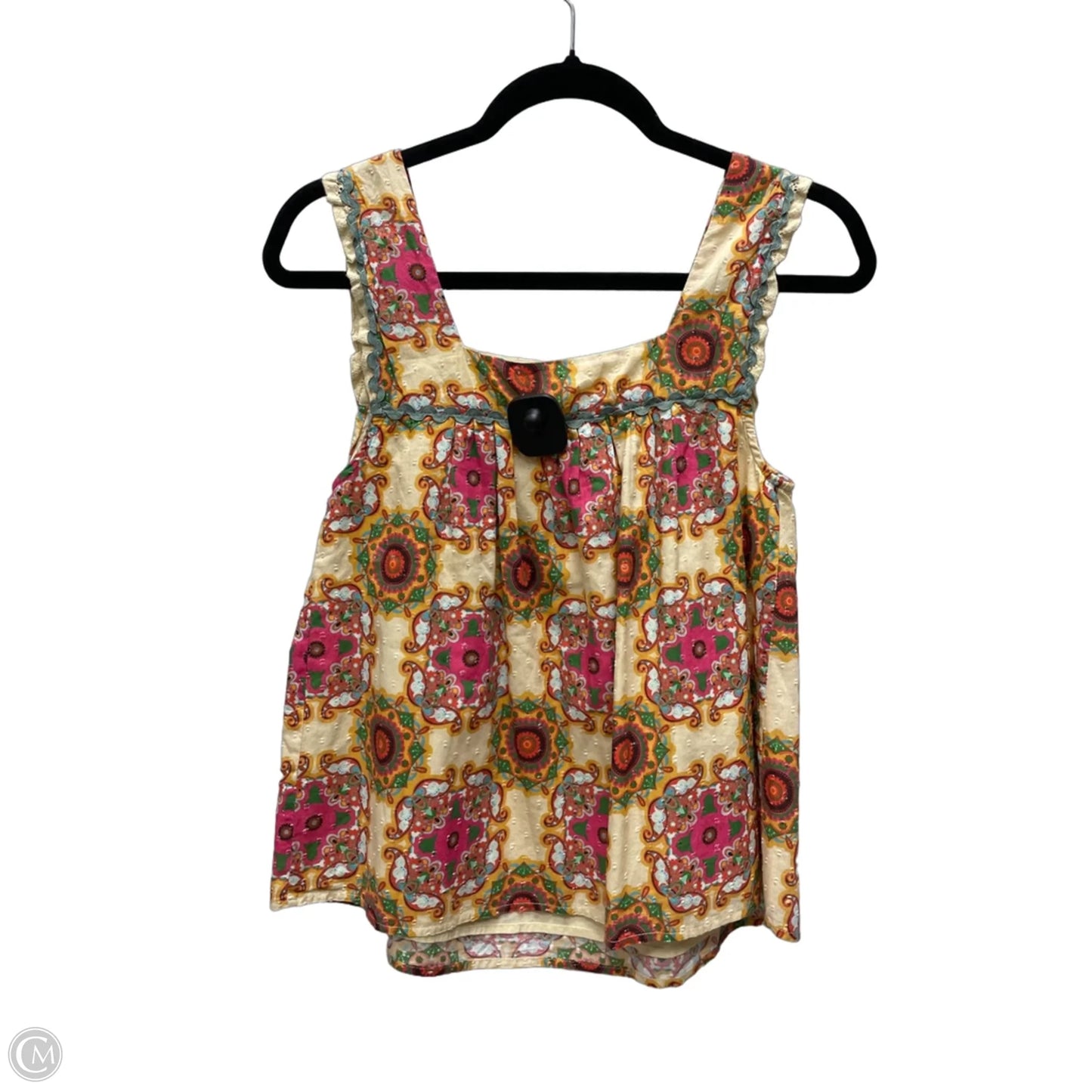 Top Sleeveless By Let Me Be In Floral Print, Size: S