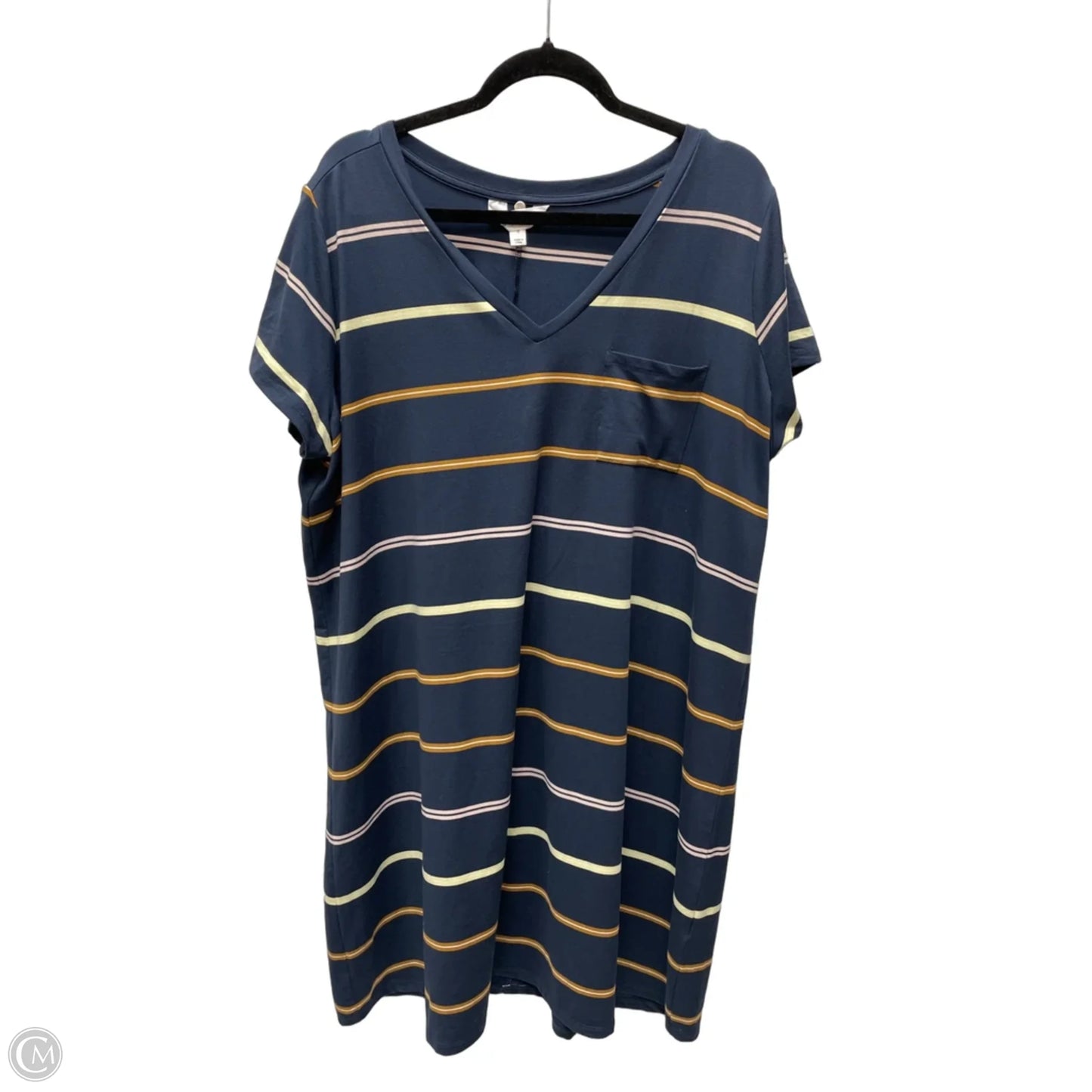 Dress Casual Short By Market & Spruce In Striped Pattern, Size: 2x