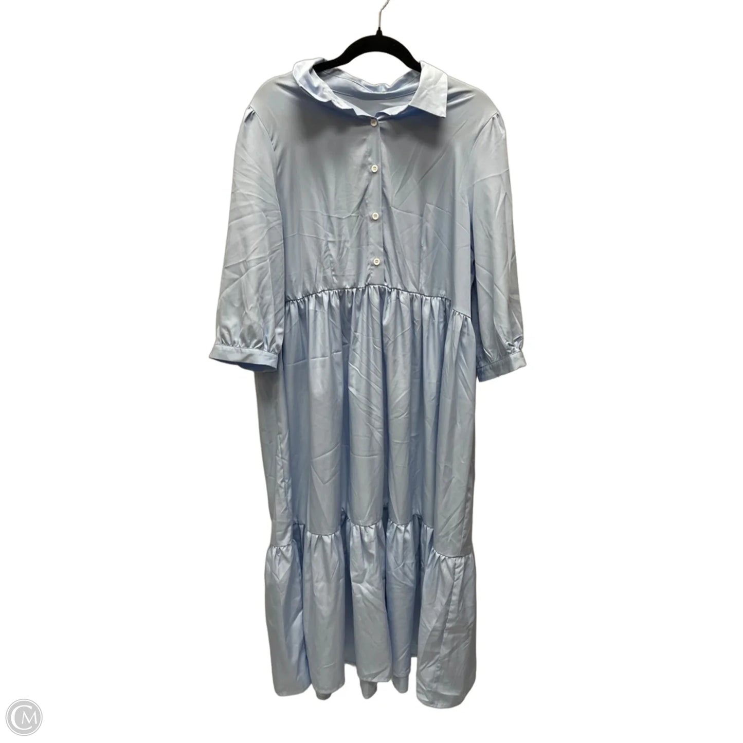 Dress Casual Maxi By Shein In Blue, Size: 2x