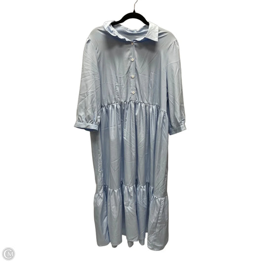 Dress Casual Maxi By Shein In Blue, Size: 2x
