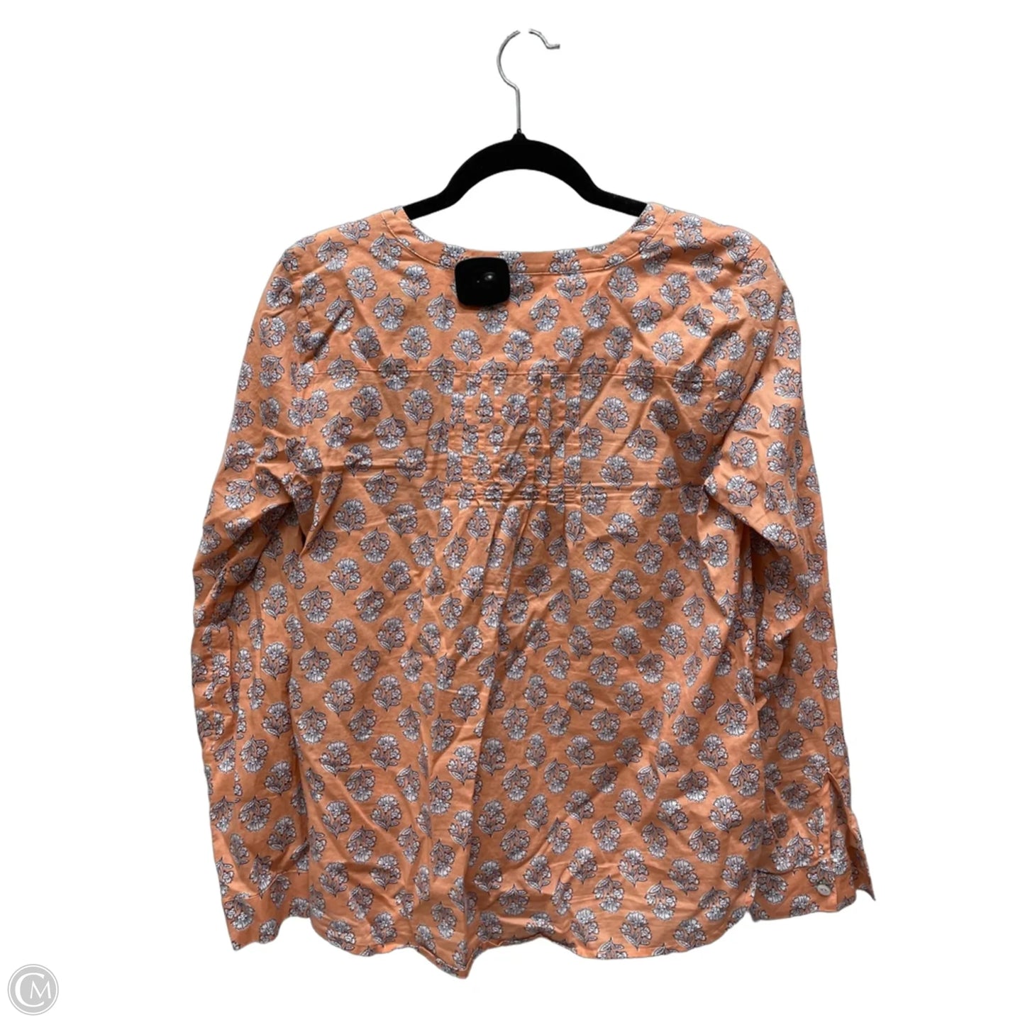 Top Long Sleeve By J. Jill In Floral Print, Size: Xs