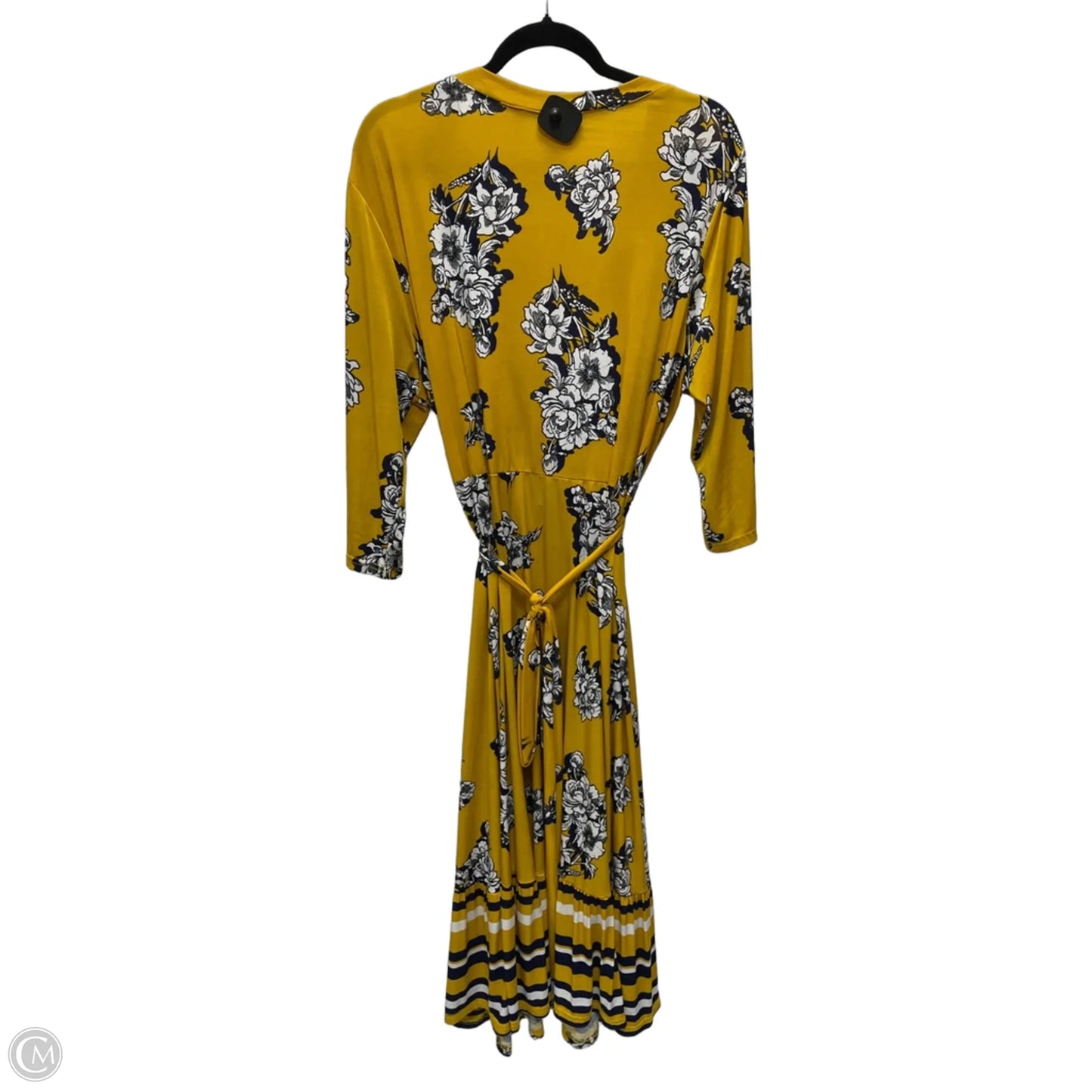 Dress Casual Maxi By Mlle Gabrielle In Floral Print, Size: 3x