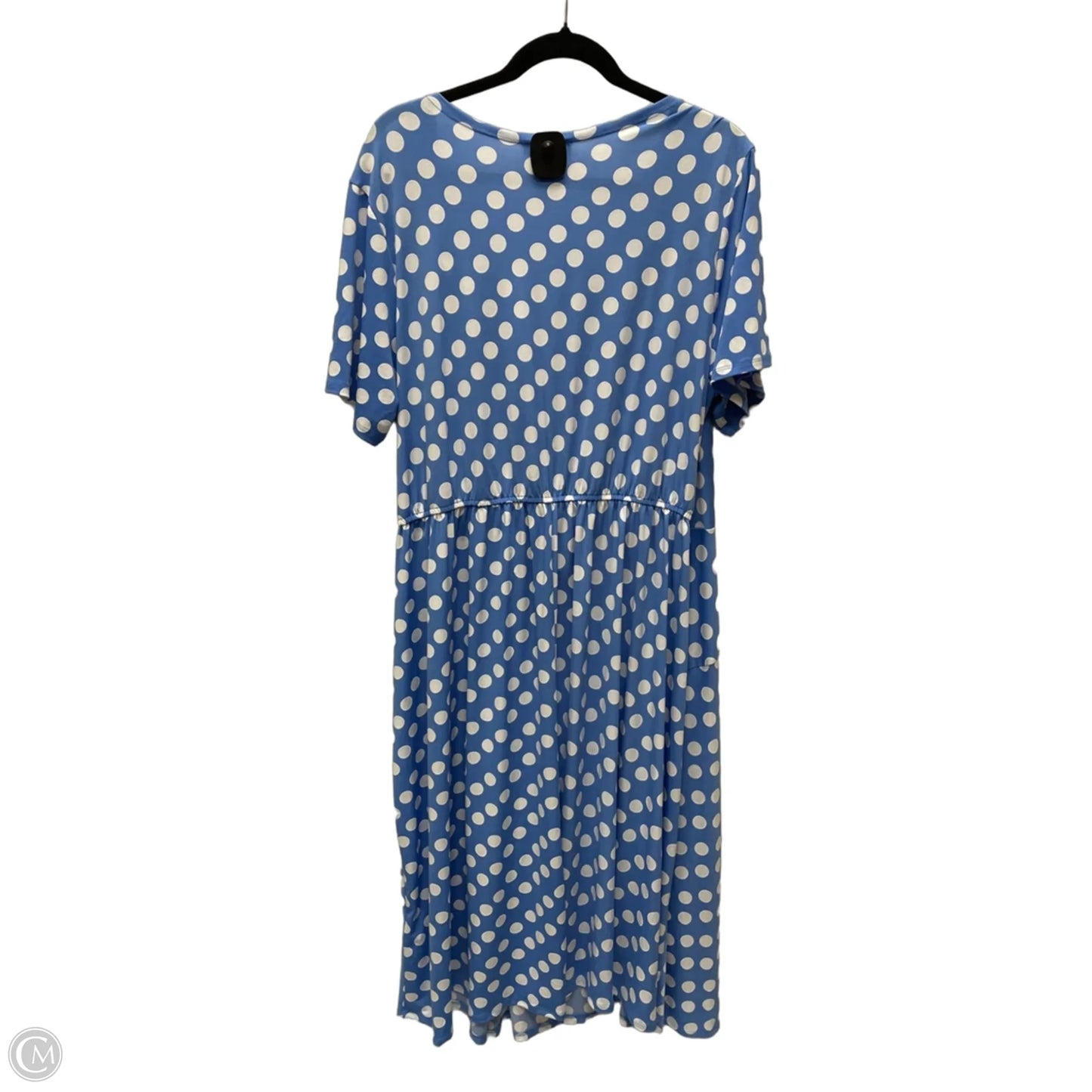 Dress Casual Maxi By Robbie Bee In Polkadot Pattern, Size: 2x