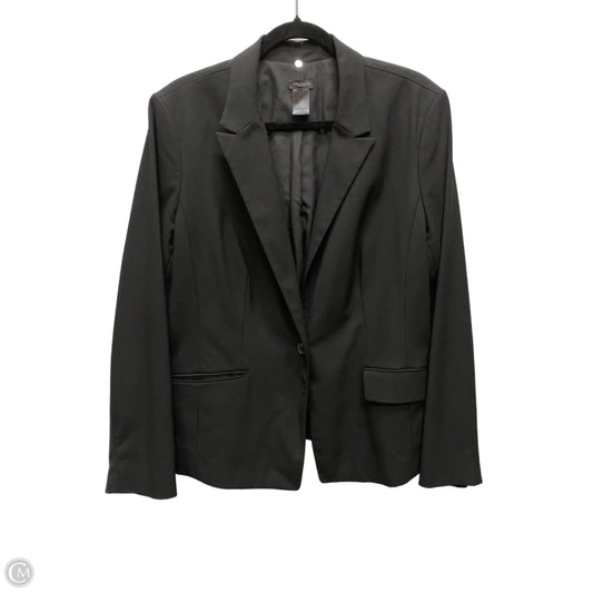 Blazer By Ann Taylor In Black, Size: Xl
