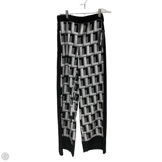 Pants Designer By Karl Lagerfeld In Black & White, Size: 2