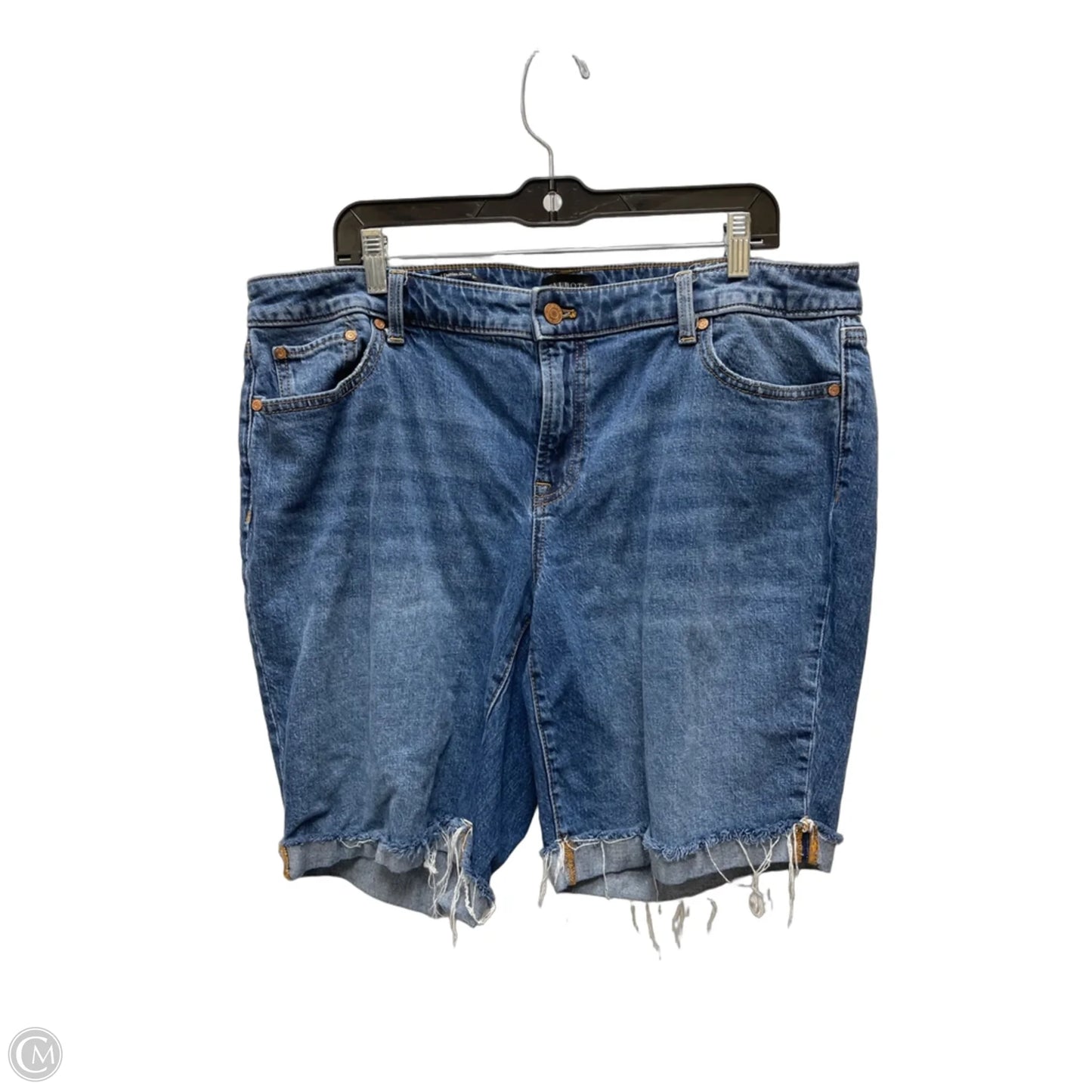 Shorts By Talbots In Blue Denim, Size: 14