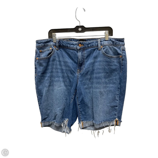 Shorts By Talbots In Blue Denim, Size: 14