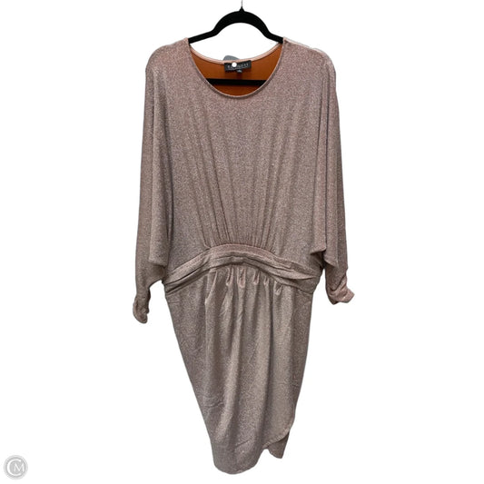 Dress Party Short By Eloquii In Rose Gold, Size: Xl