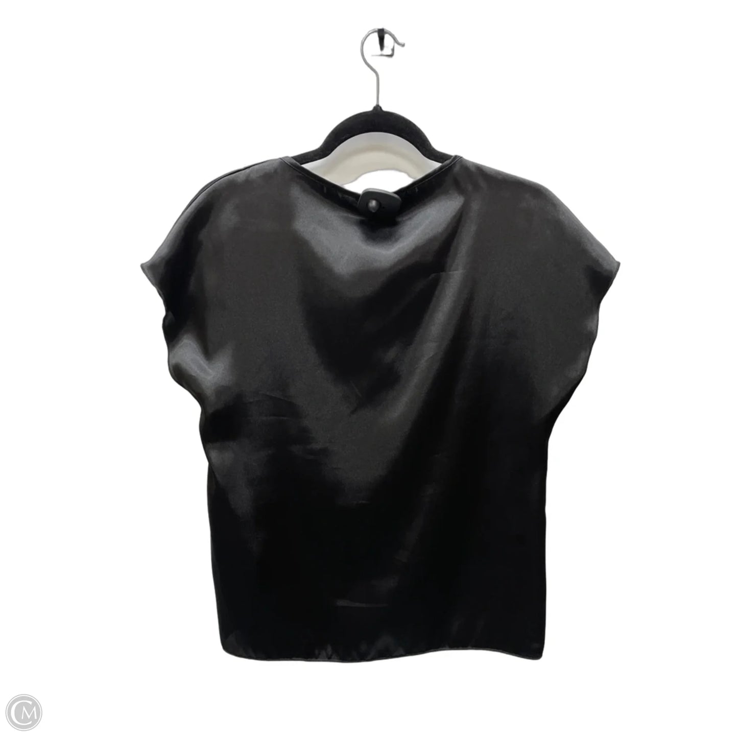 Blouse Short Sleeve By Nicole Miller In Black, Size: Xs