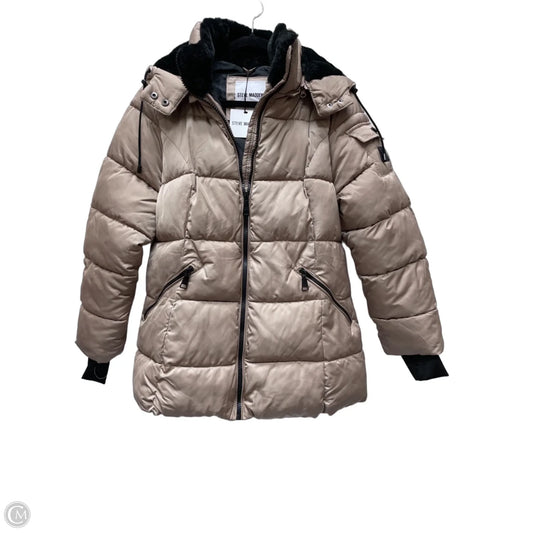Coat Puffer & Quilted By Steve Madden In Tan, Size: Xl