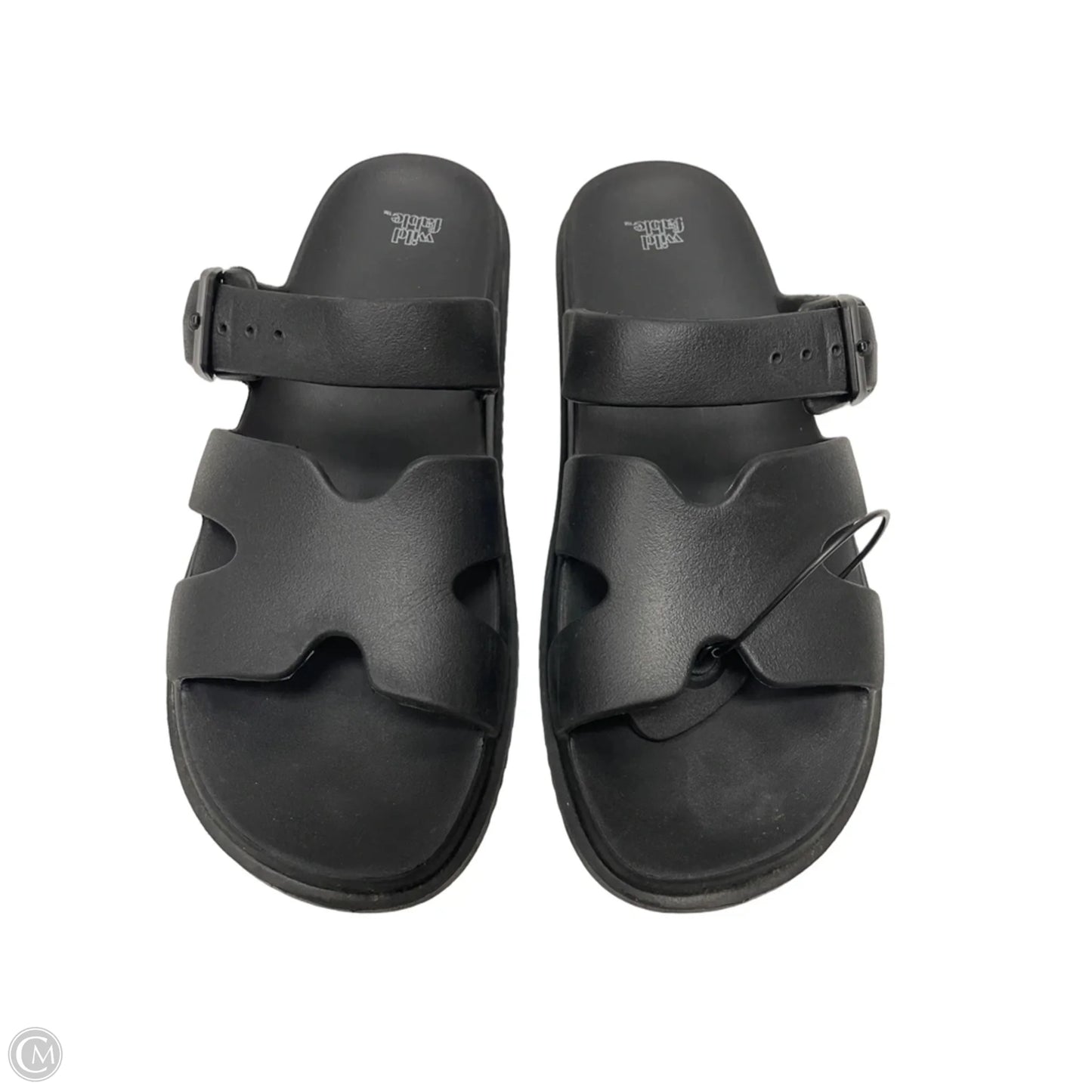 Sandals Flats By Wild Fable In Black, Size: 10