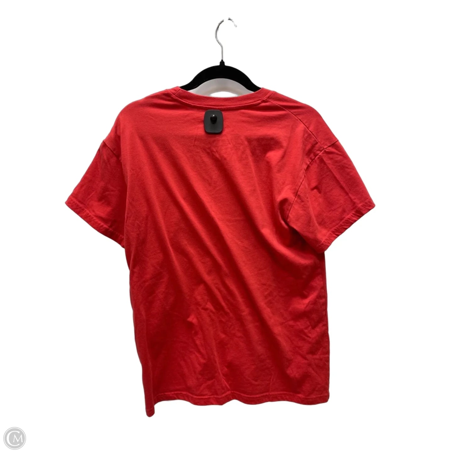 Top Short Sleeve Basic By Clothes Mentor In Red & White, Size: M