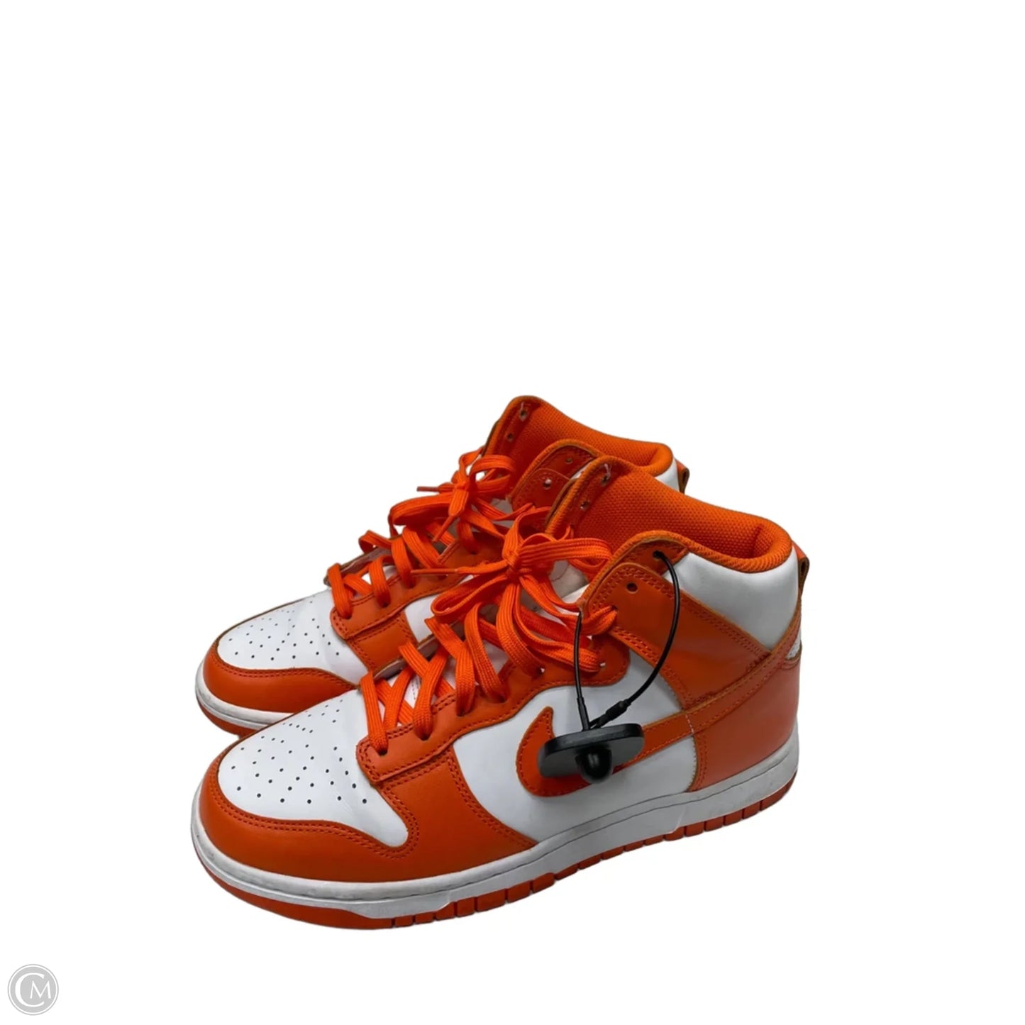 Shoes Sneakers By Nike In Orange & White, Size: 9