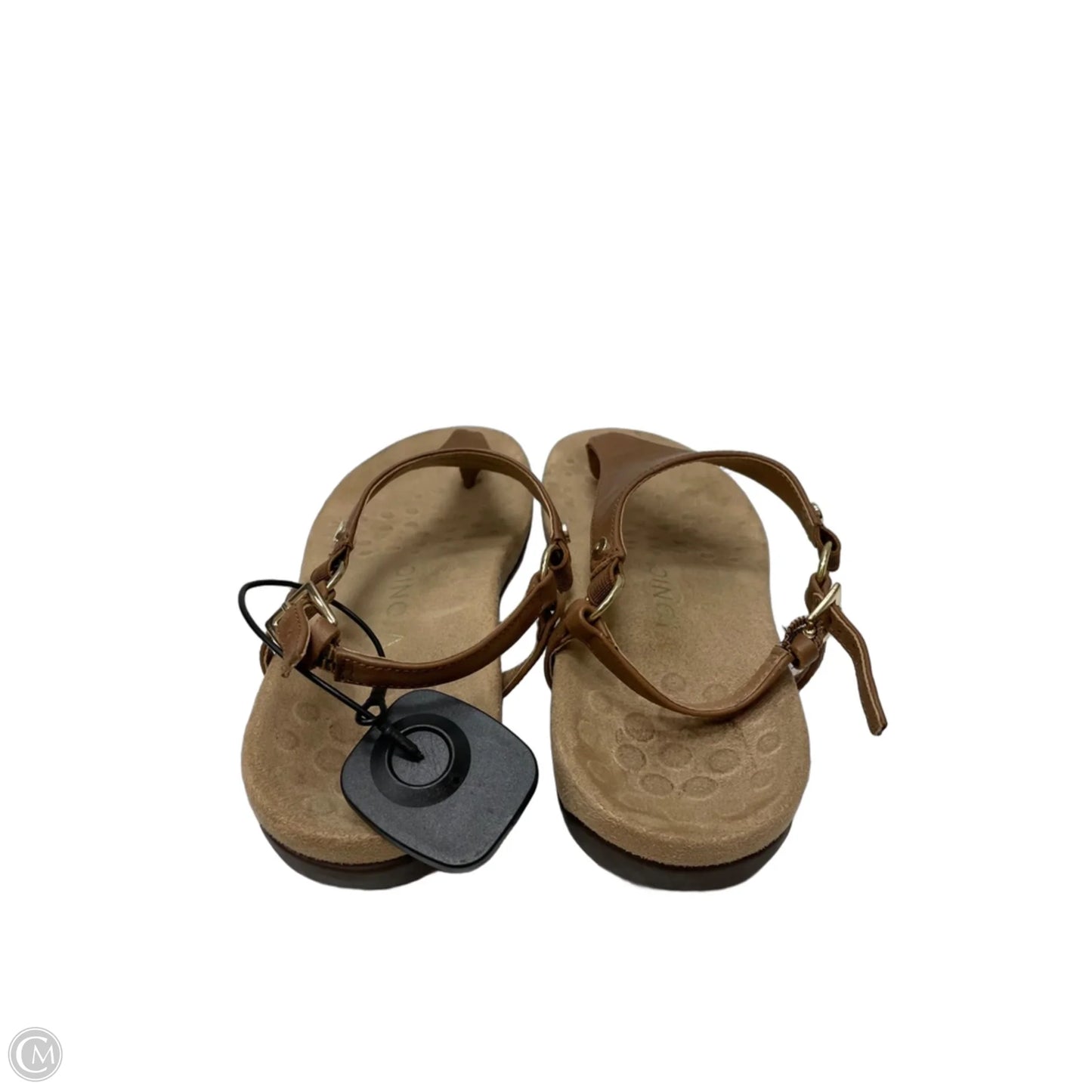 Sandals Flats By Vionic In Brown, Size: 7