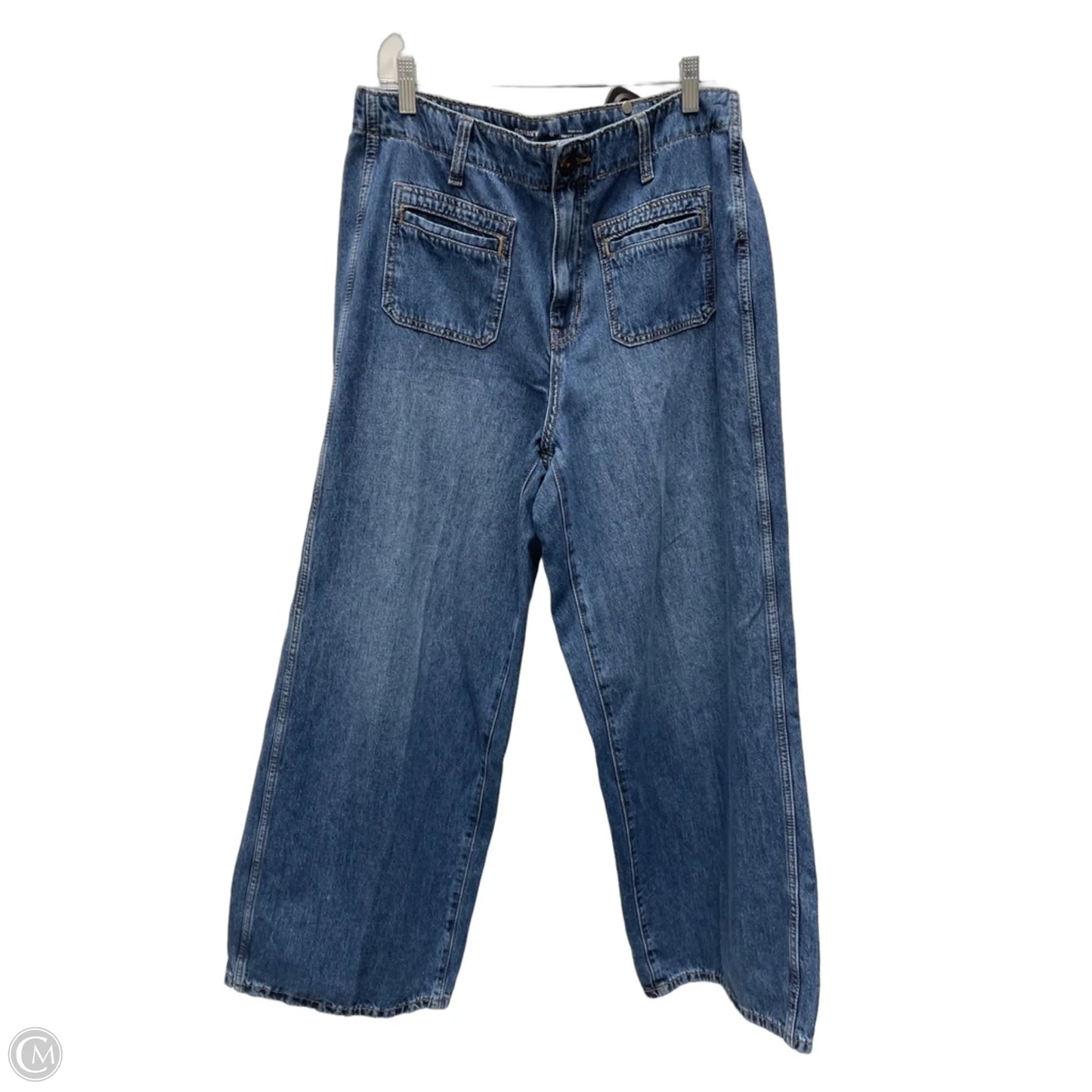 Jeans Wide Leg By Old Navy In Blue Denim, Size: 12