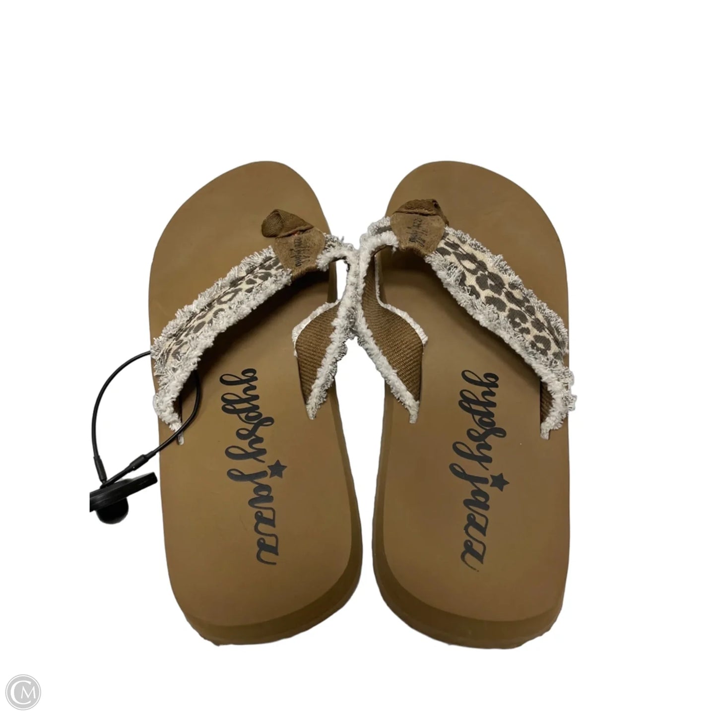 Sandals Flats By Gypsy Jazz In Animal Print, Size: 9