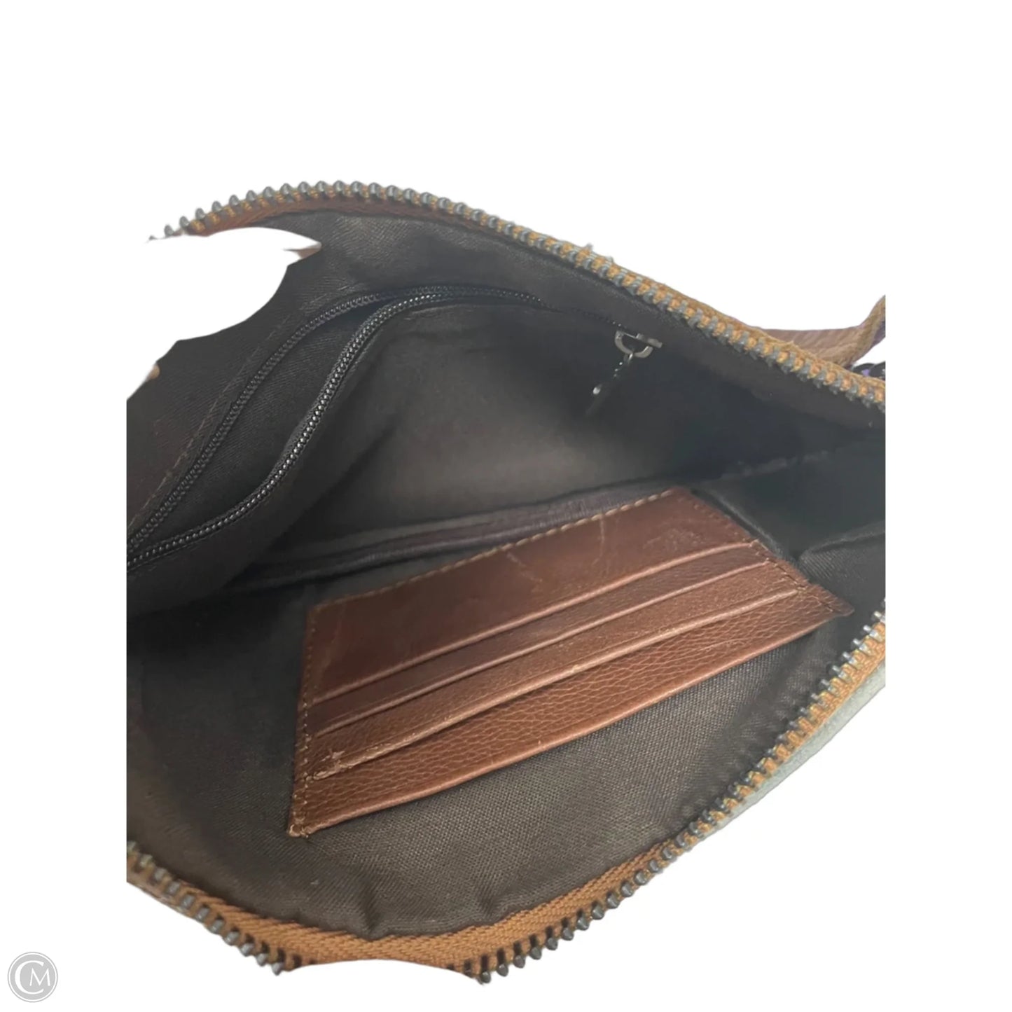 Crossbody Leather By genuine leather, Size: Small