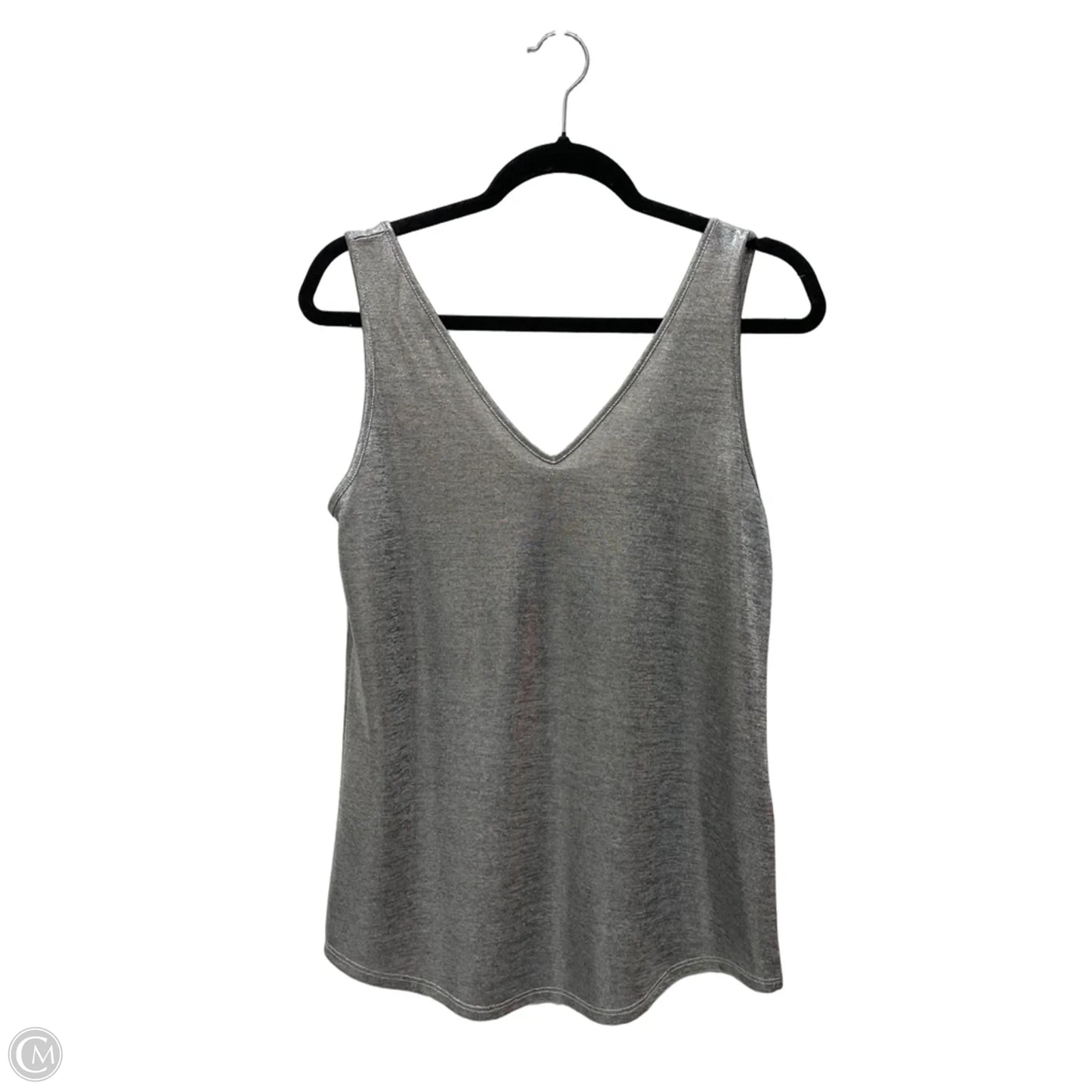 Top Sleeveless By White House Black Market In Silver, Size: S