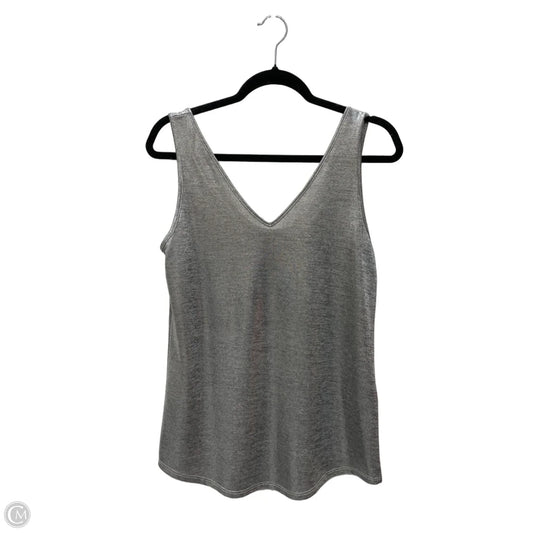 Top Sleeveless By White House Black Market In Silver, Size: S