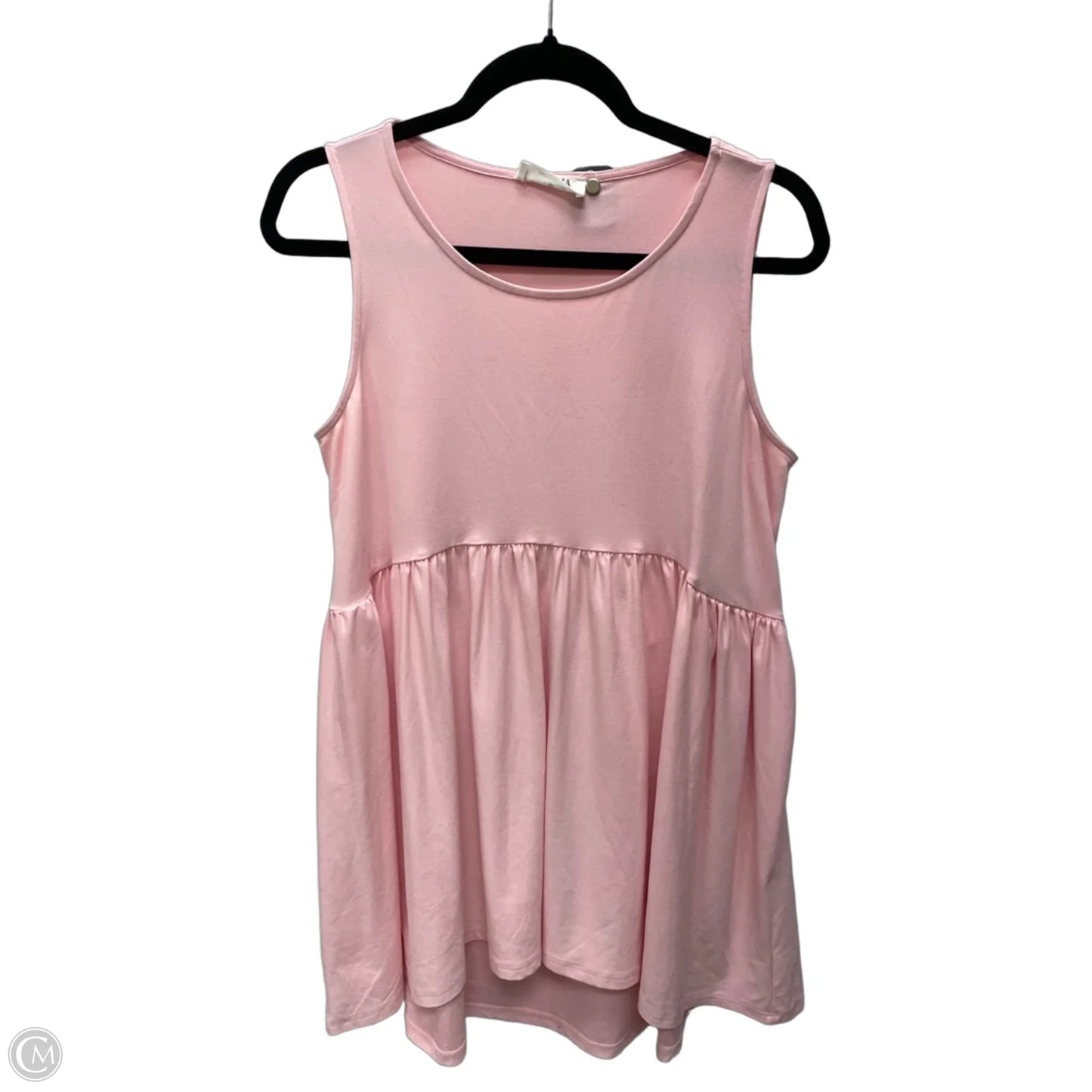 Top Sleeveless By Zenana In Pink, Size: M