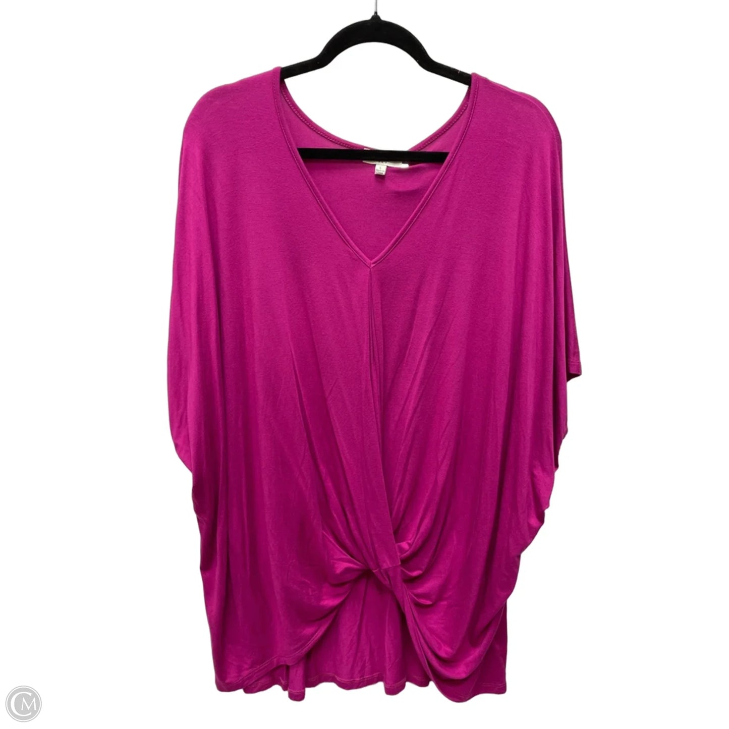 Top Short Sleeve By Umgee In Pink, Size: L