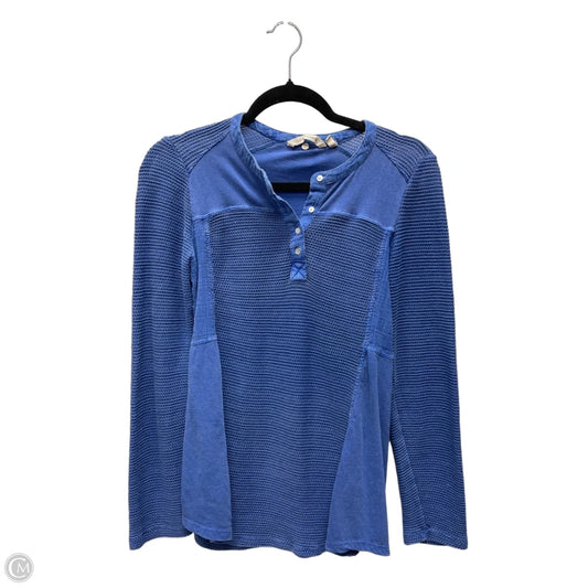 Top Long Sleeve By Soft Surroundings In Blue, Size: Xs