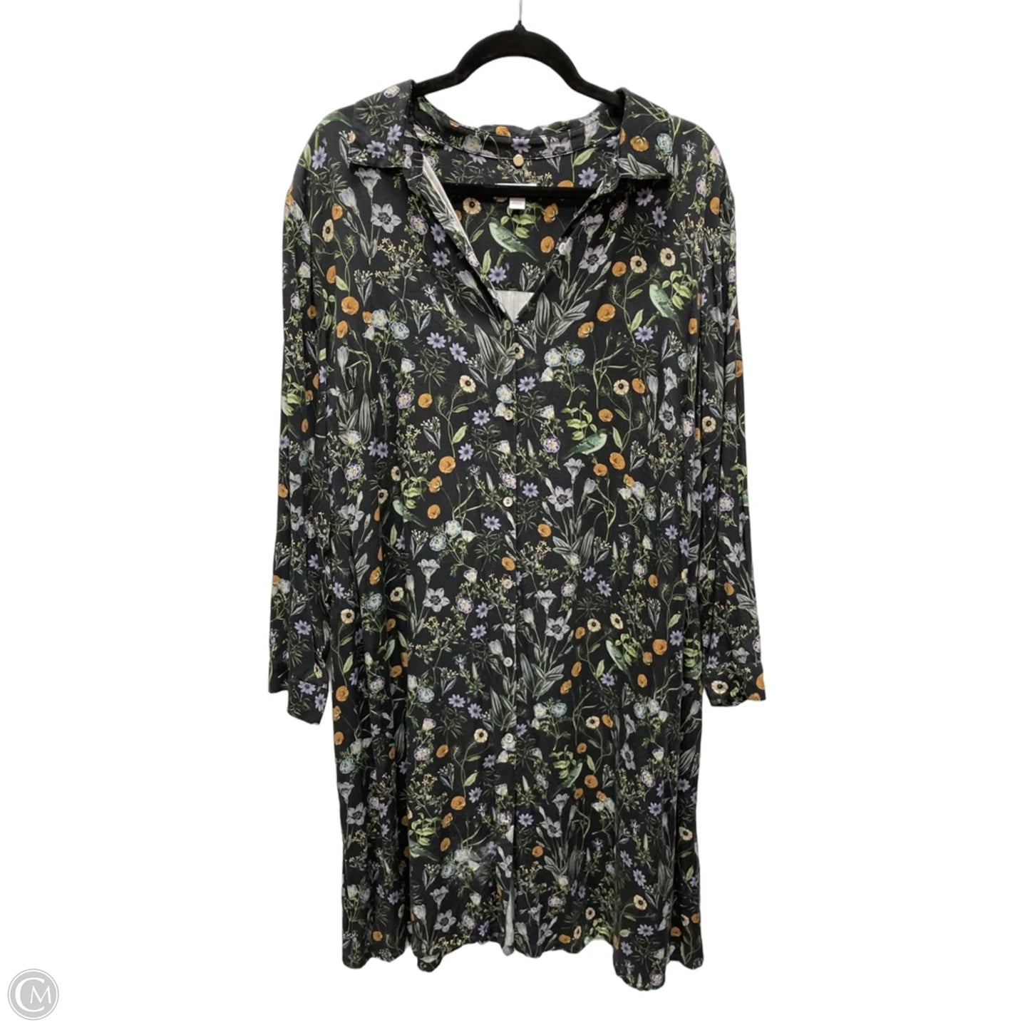 Dress Casual Short By J. Jill In Floral Print, Size: Xl