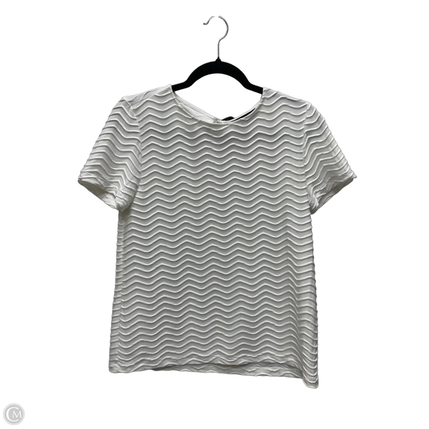 Top Short Sleeve By Ivanka Trump In White, Size: M