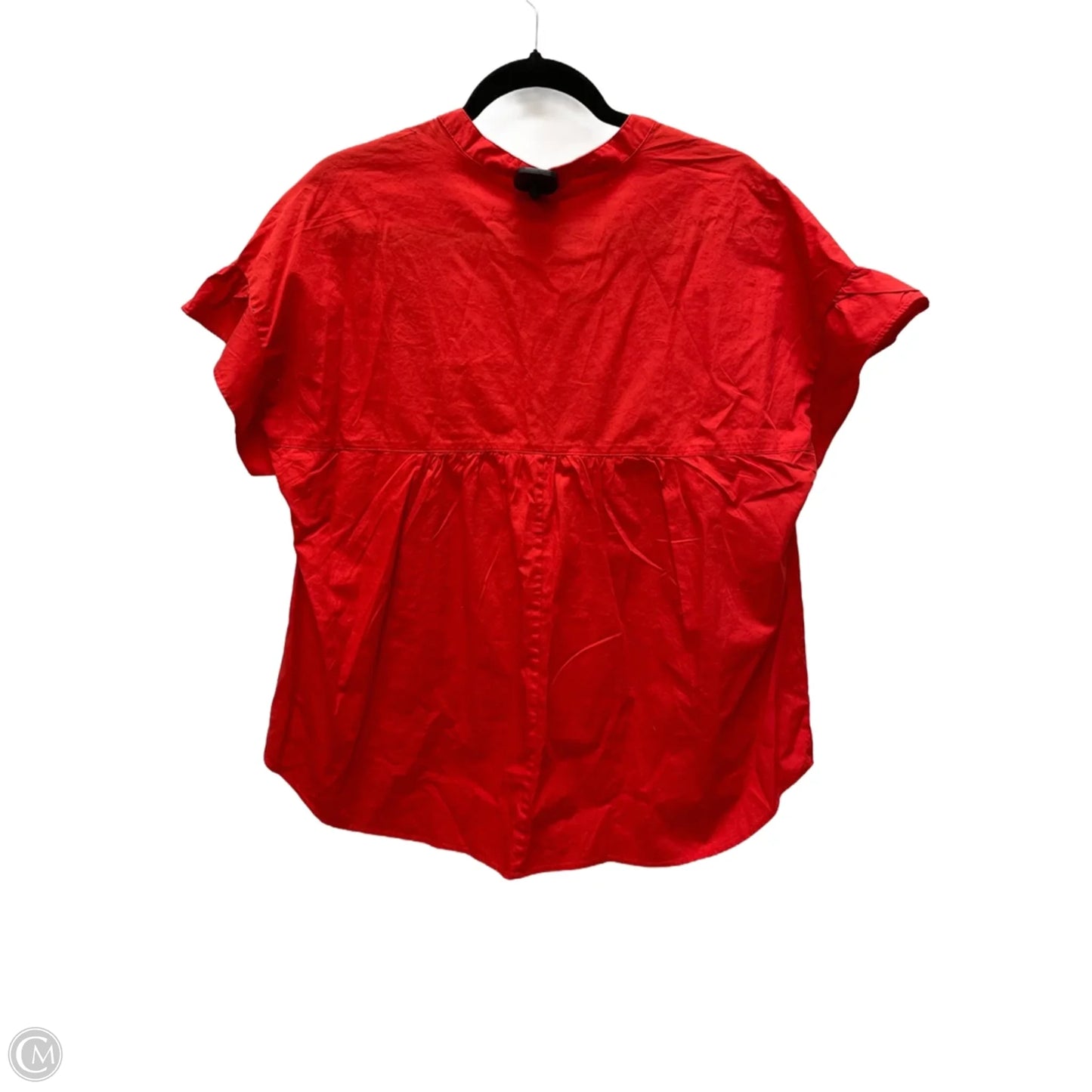 Top Short Sleeve By Crown And Ivy In Orange, Size: L