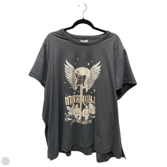Top Short Sleeve Basic By Maurices In Multi-colored, Size: 4x