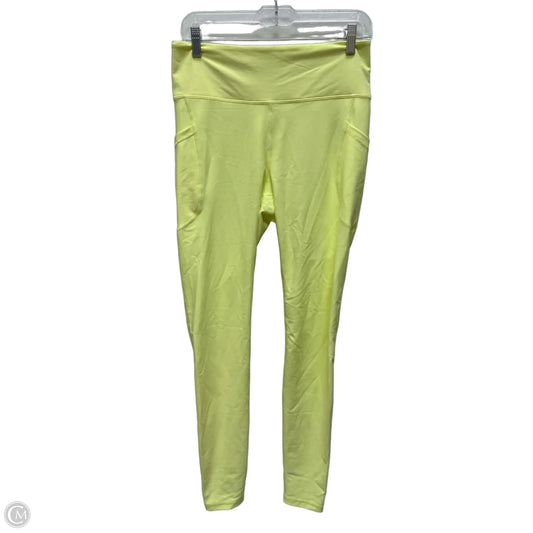 Athletic Leggings By Old Navy In Yellow, Size: L