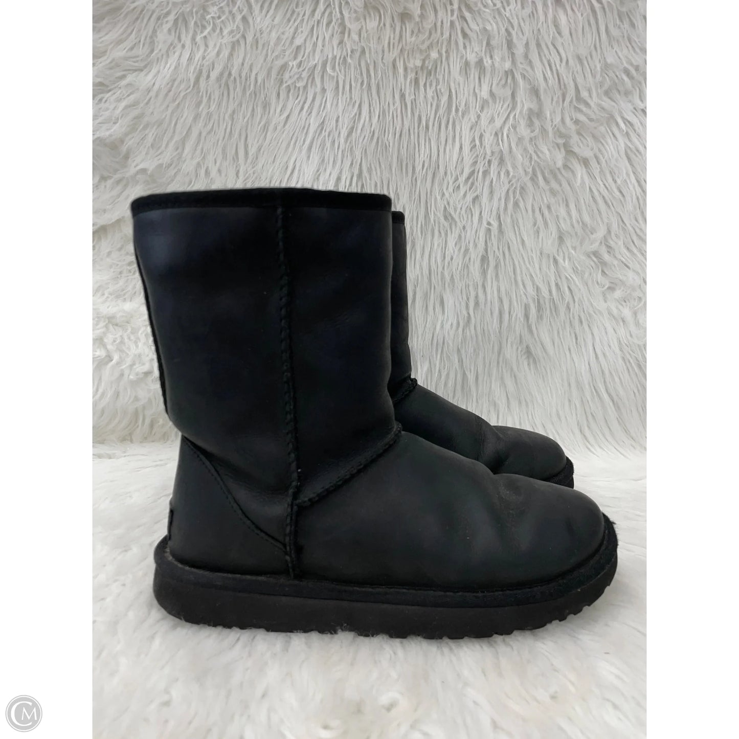 Boots Designer By Ugg In Black, Size: 8
