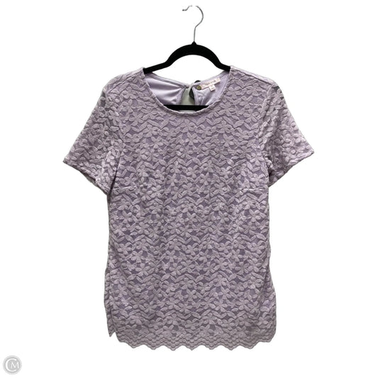 Top Short Sleeve By Clothes Mentor In Floral Print, Size: M