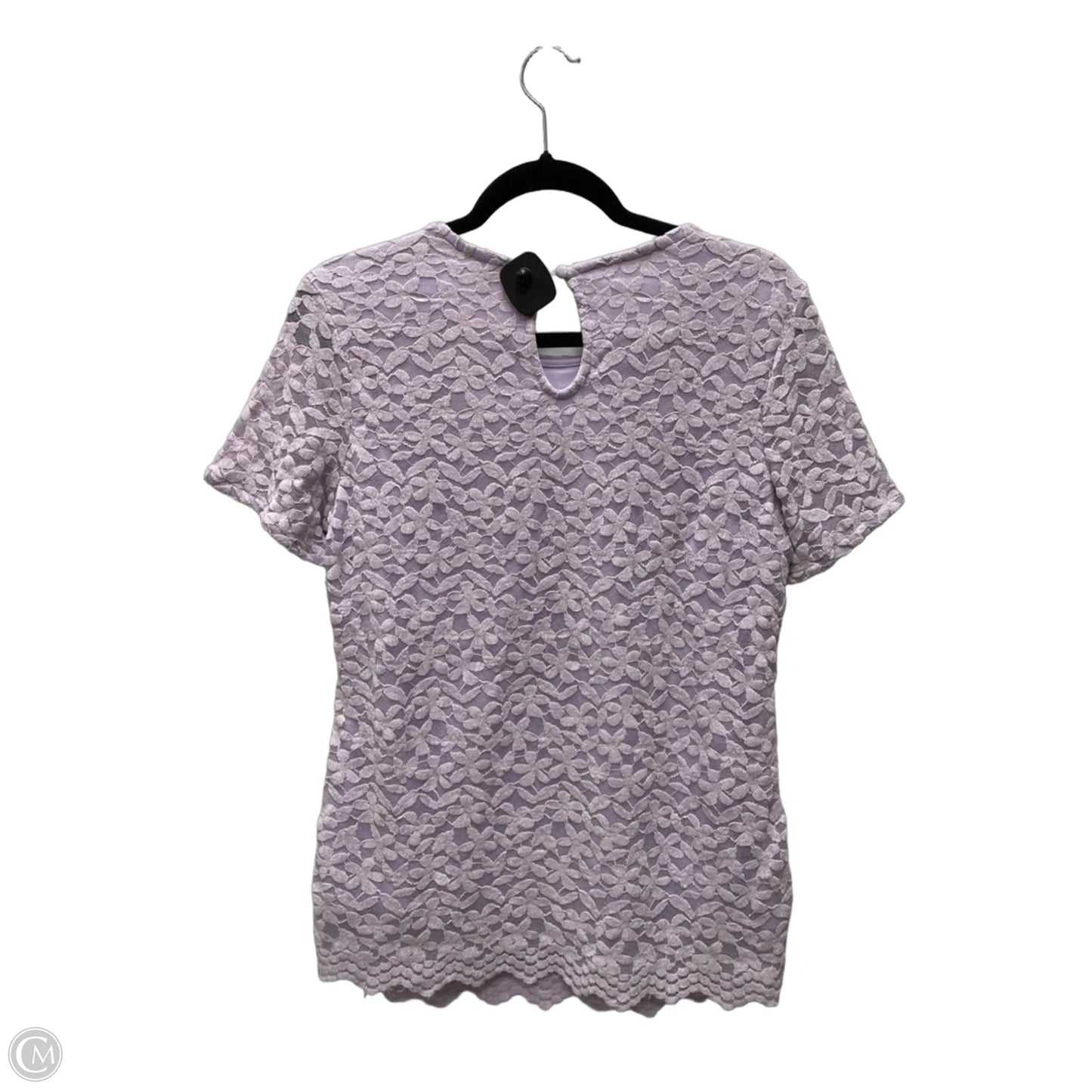 Top Short Sleeve By Clothes Mentor In Floral Print, Size: M