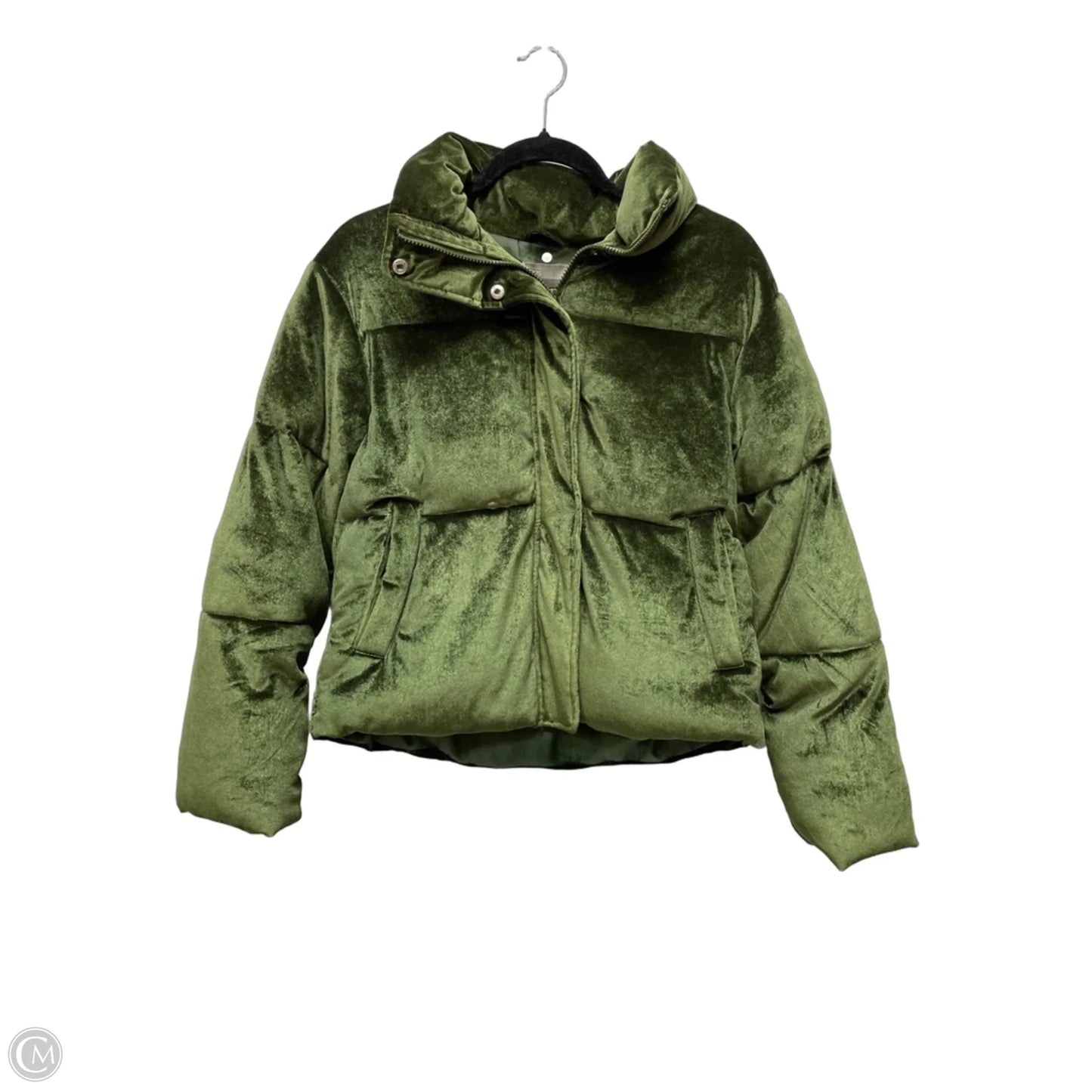 Coat Puffer & Quilted By Asos In Green, Size: S